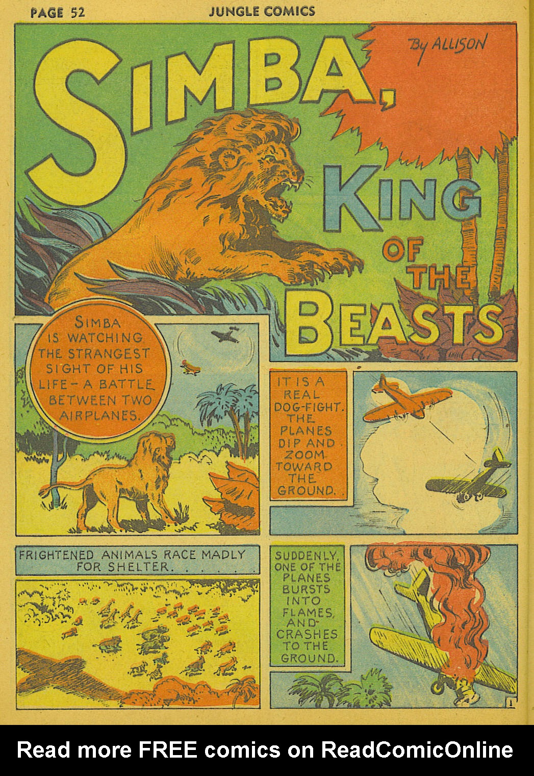 Read online Jungle Comics comic -  Issue #8 - 54