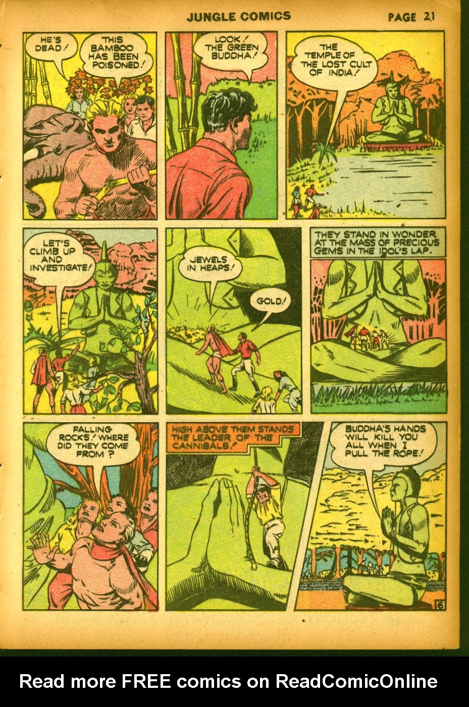 Read online Jungle Comics comic -  Issue #19 - 23
