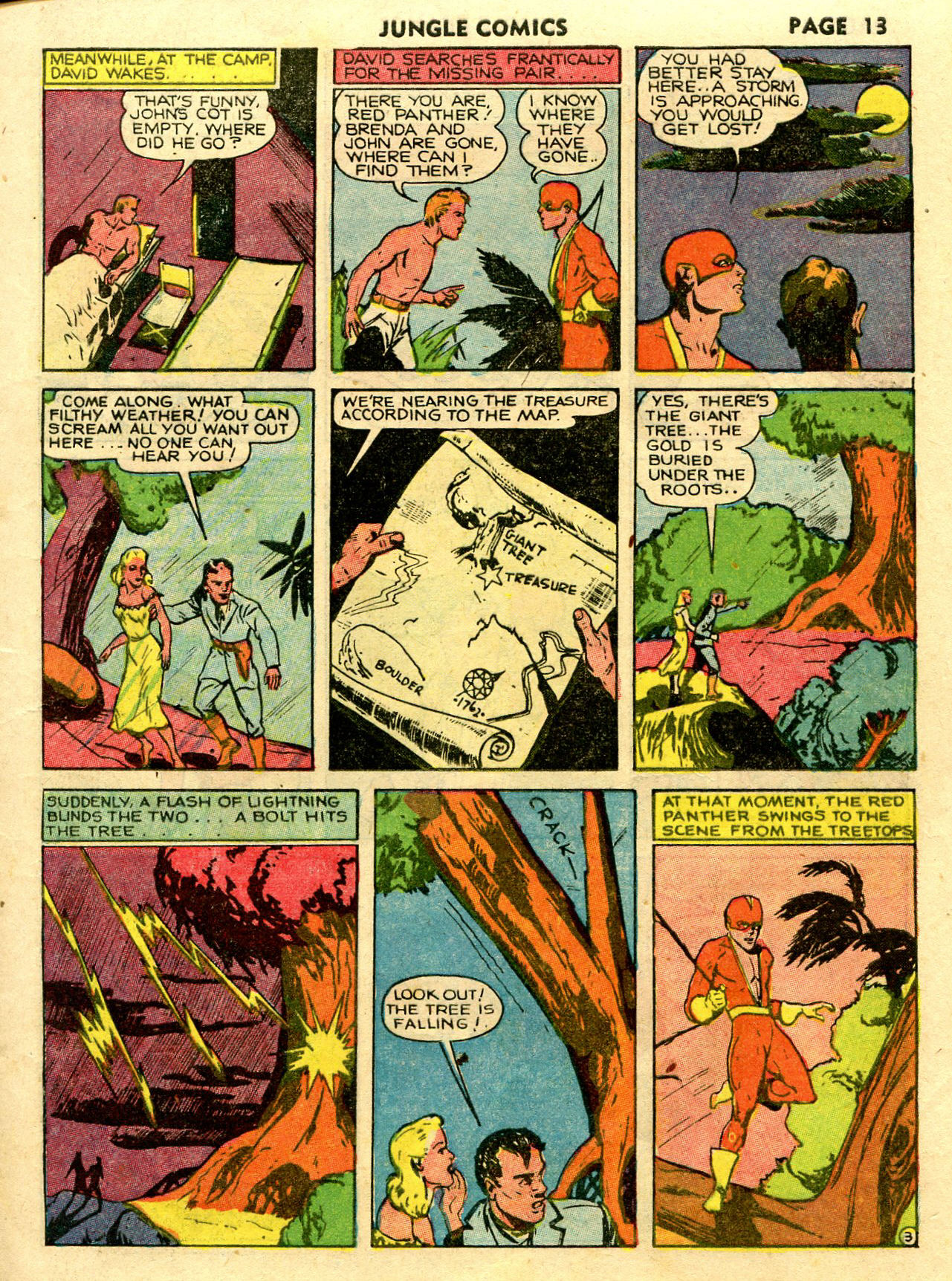 Read online Jungle Comics comic -  Issue #14 - 15