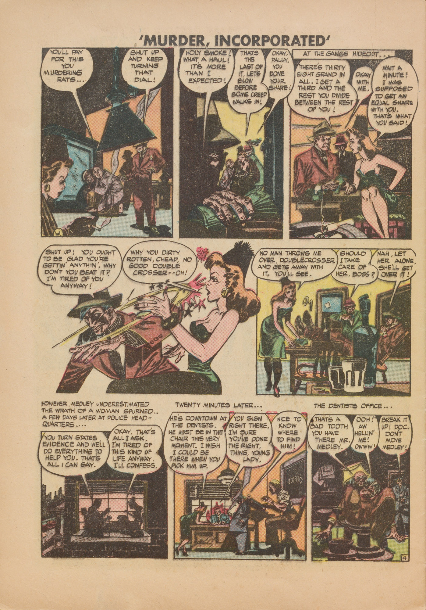 Read online Murder Incorporated (1948) comic -  Issue #3 - 28