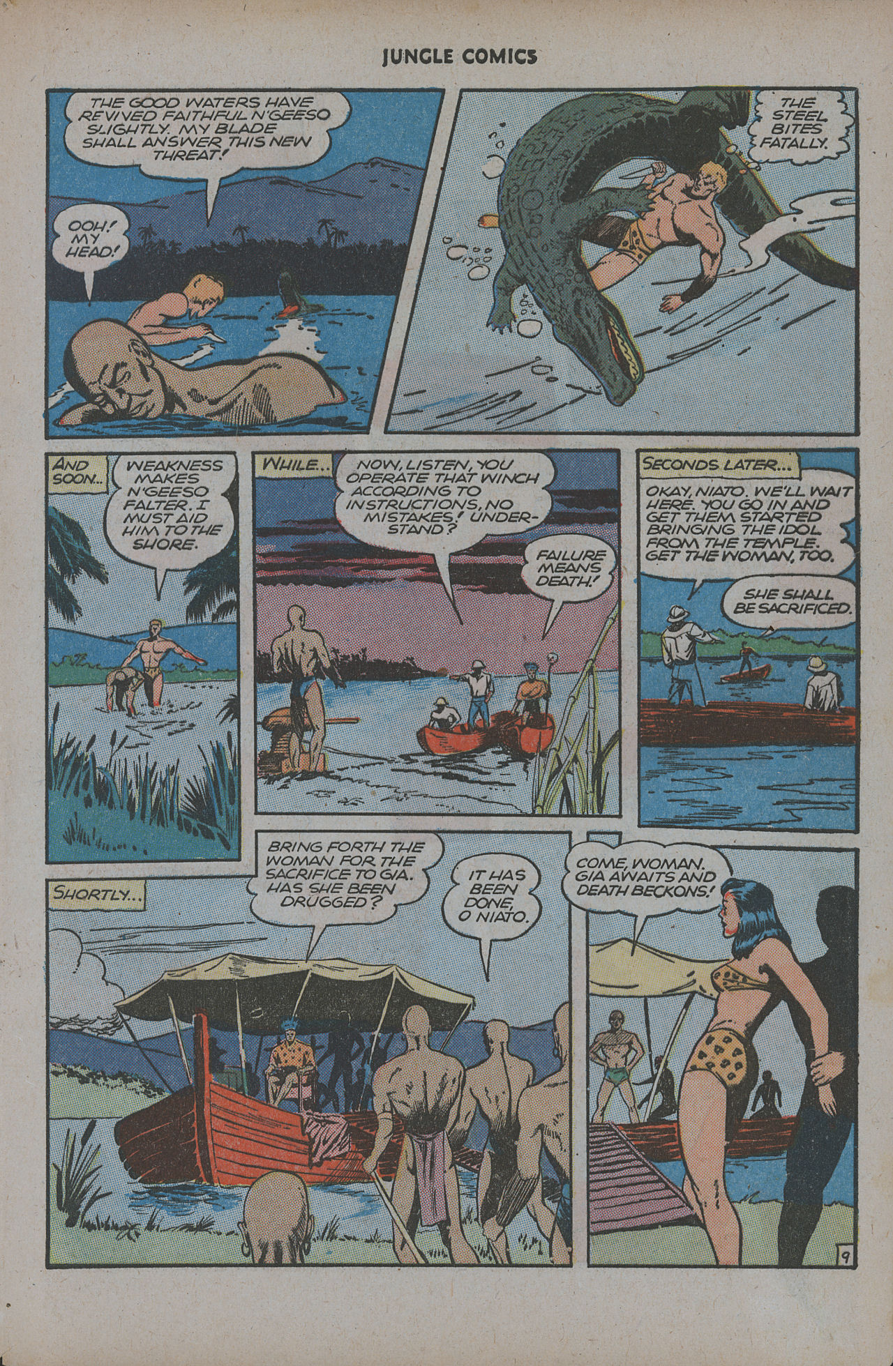 Read online Jungle Comics comic -  Issue #77 - 11