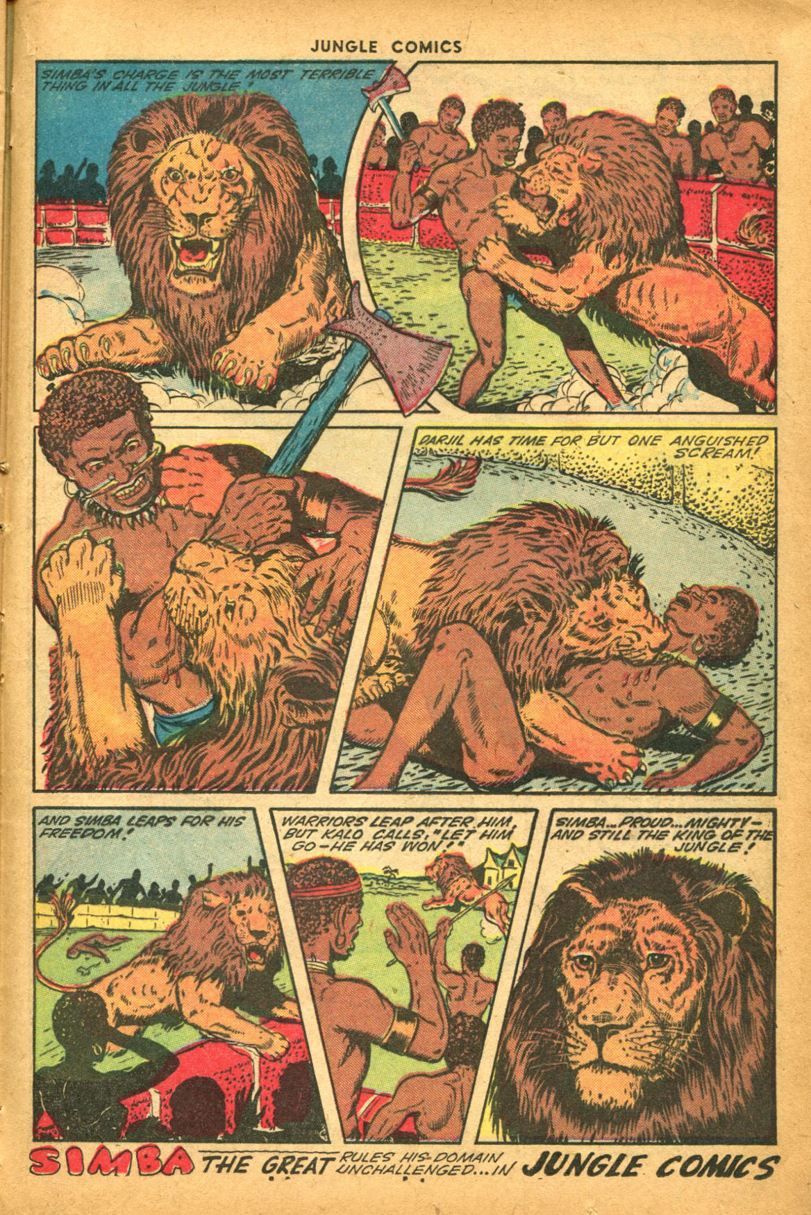 Read online Jungle Comics comic -  Issue #61 - 35