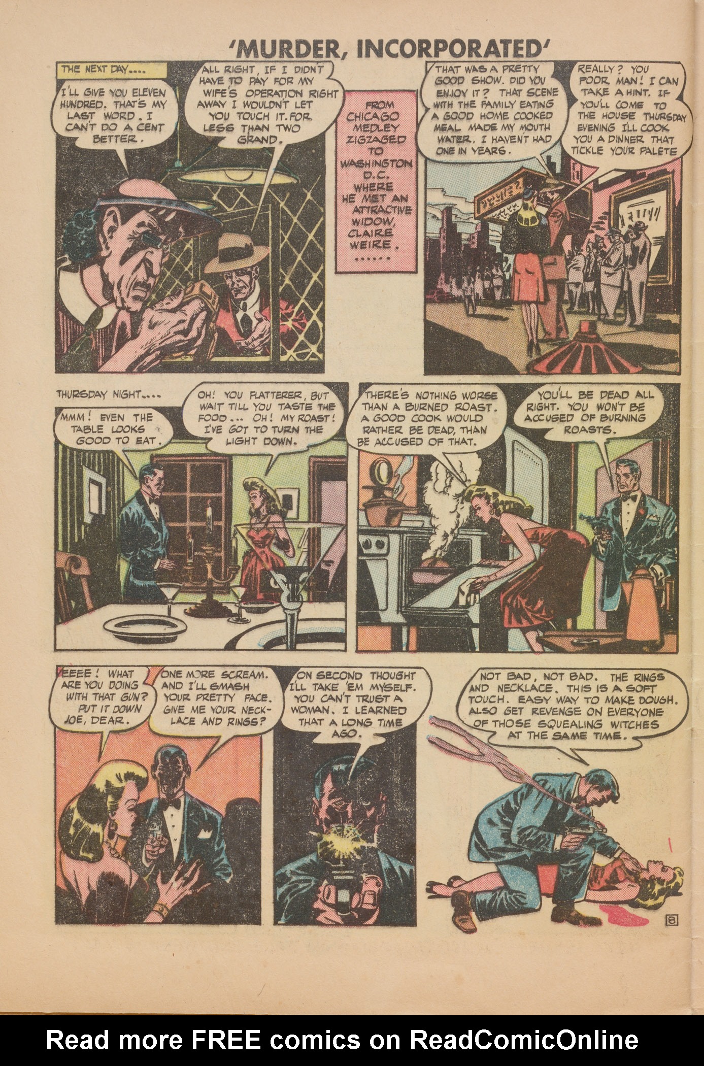 Read online Murder Incorporated (1948) comic -  Issue #3 - 32
