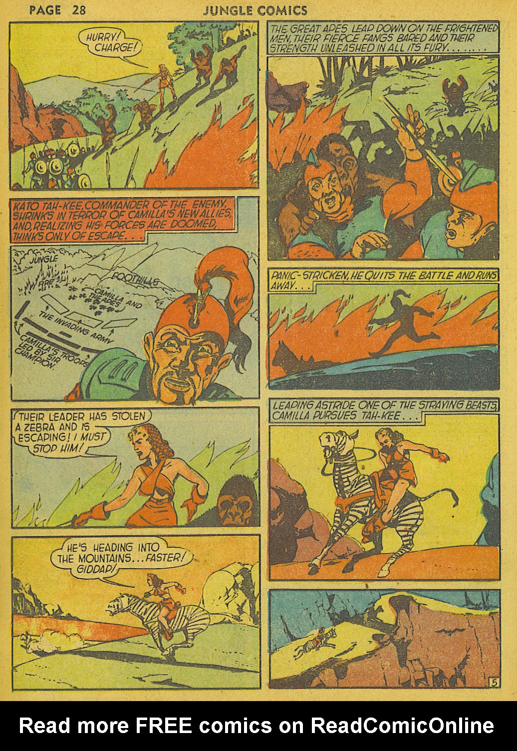 Read online Jungle Comics comic -  Issue #8 - 30