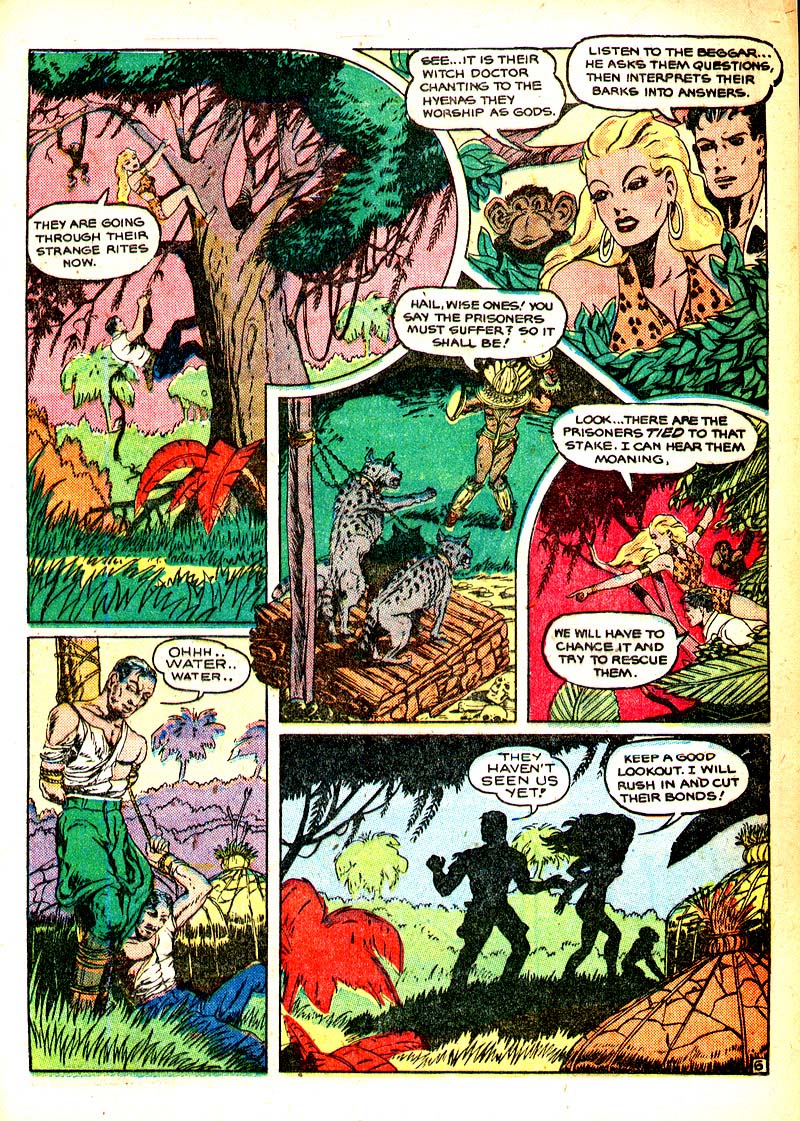 Read online Sheena, Queen of the Jungle (1942) comic -  Issue #8 - 22