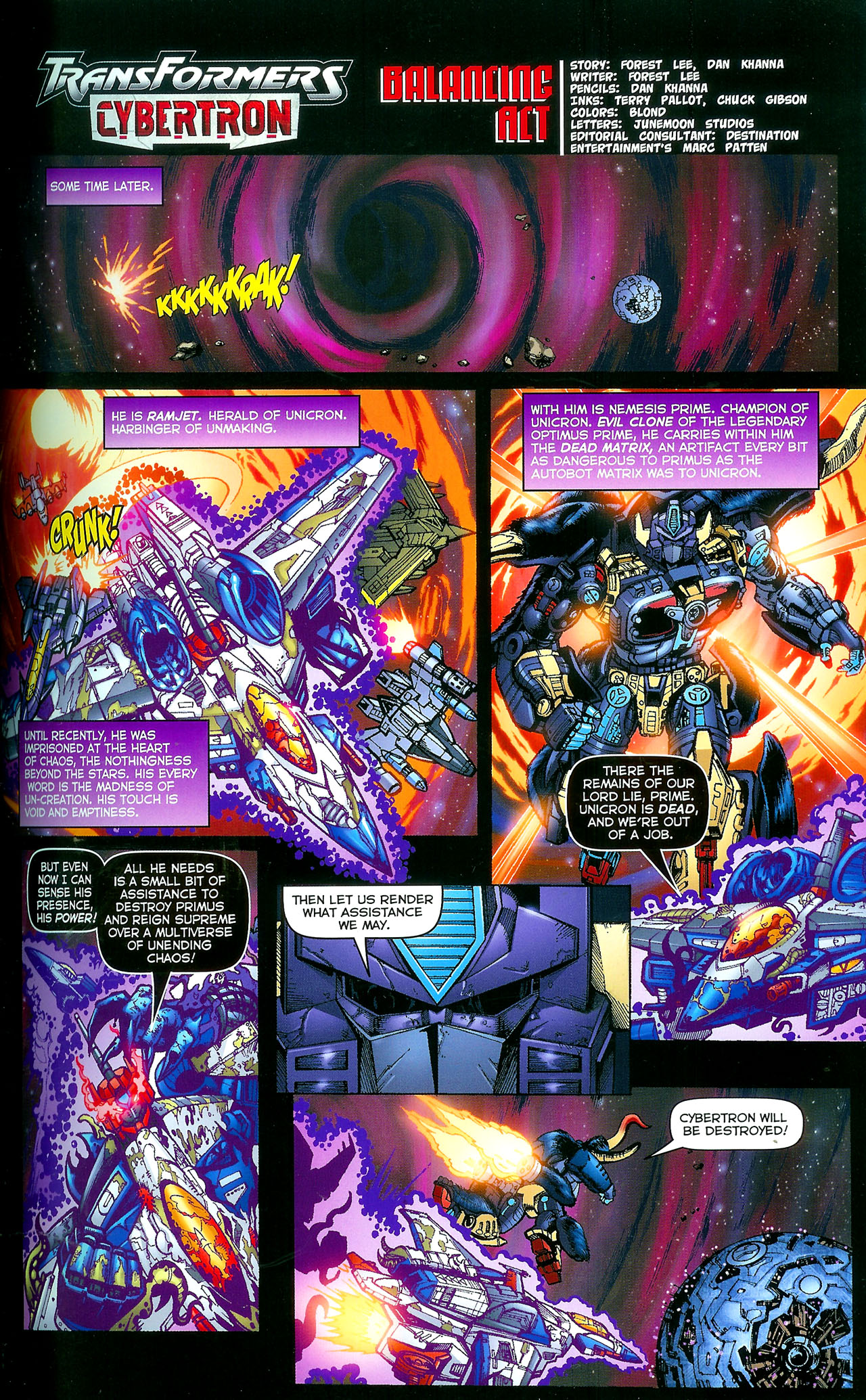 Read online Transformers: Cybertron: Balancing Act comic -  Issue # TPB - 10