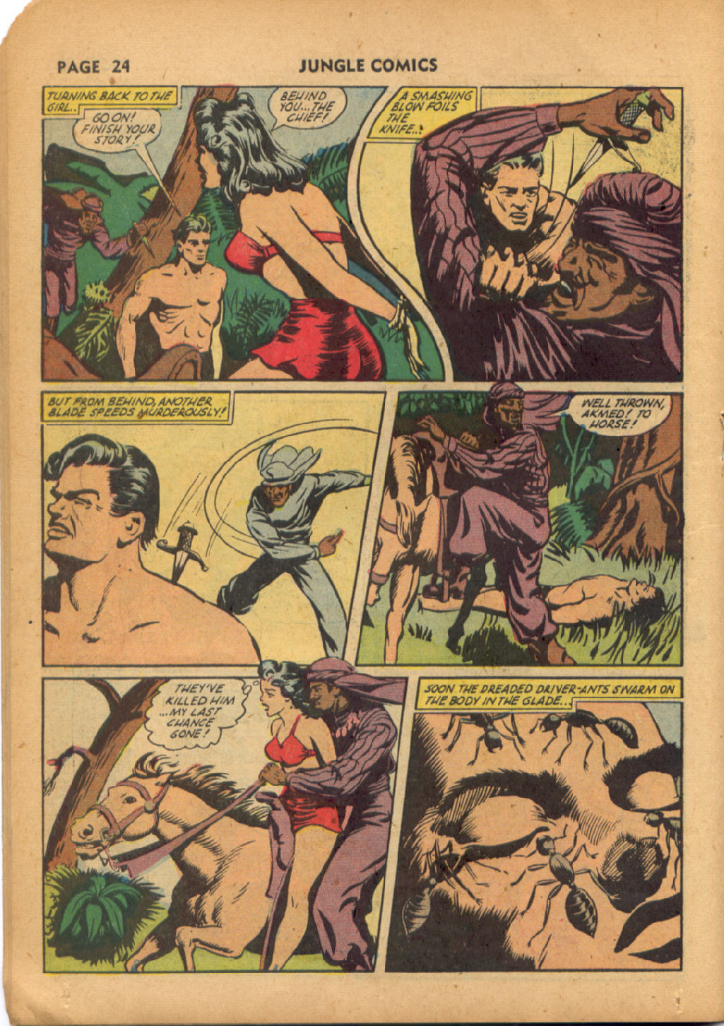 Read online Jungle Comics comic -  Issue #38 - 25