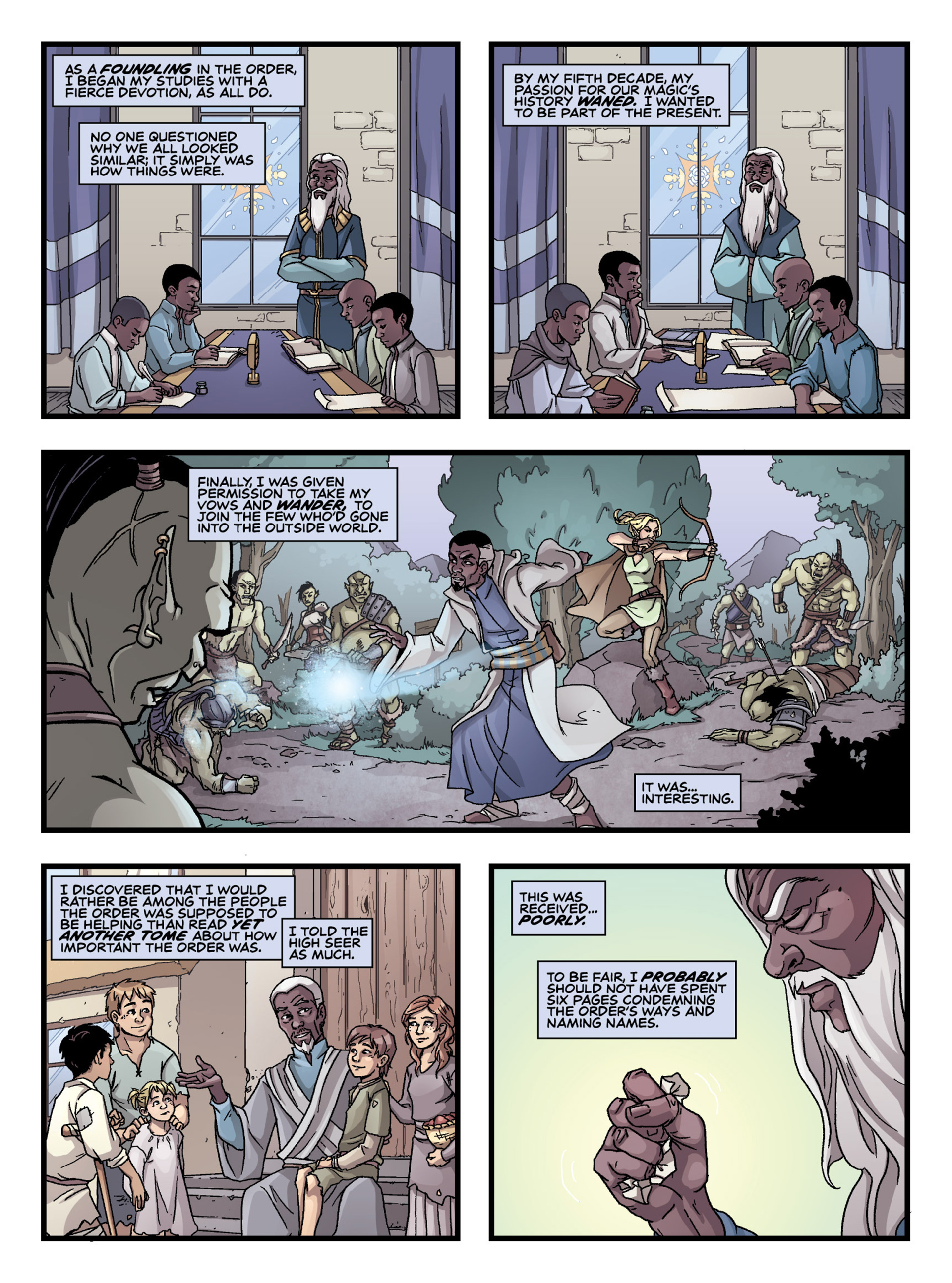 Read online Wander: Olive Hopkins and the Ninth Kingdom comic -  Issue #4 - 7