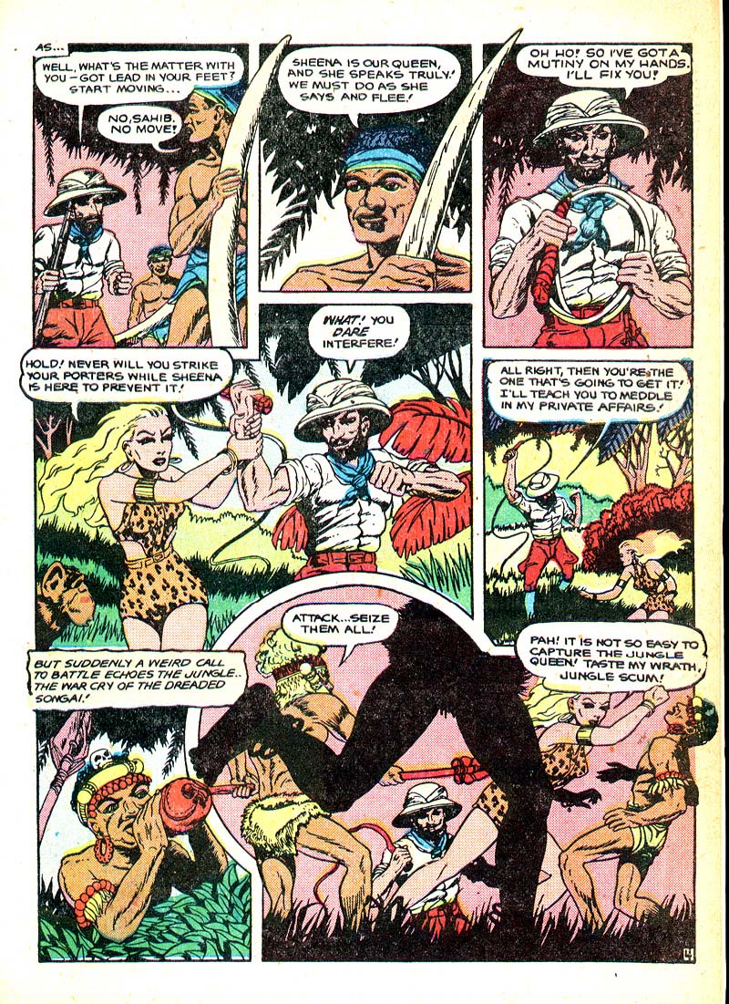 Read online Sheena, Queen of the Jungle (1942) comic -  Issue #8 - 28