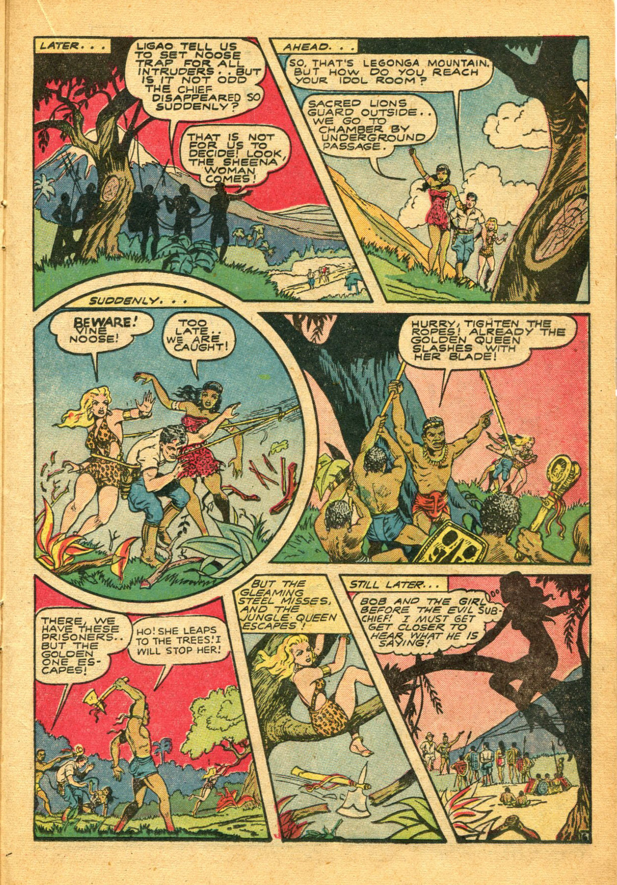 Read online Sheena, Queen of the Jungle (1942) comic -  Issue #5 - 31