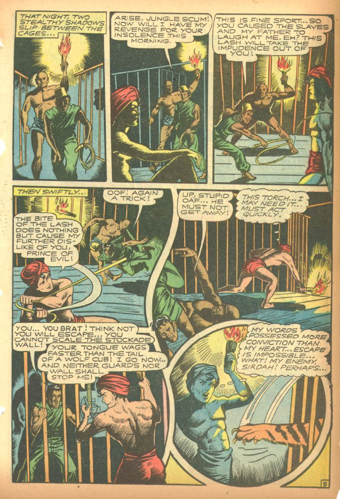 Read online Jungle Comics comic -  Issue #91 - 36