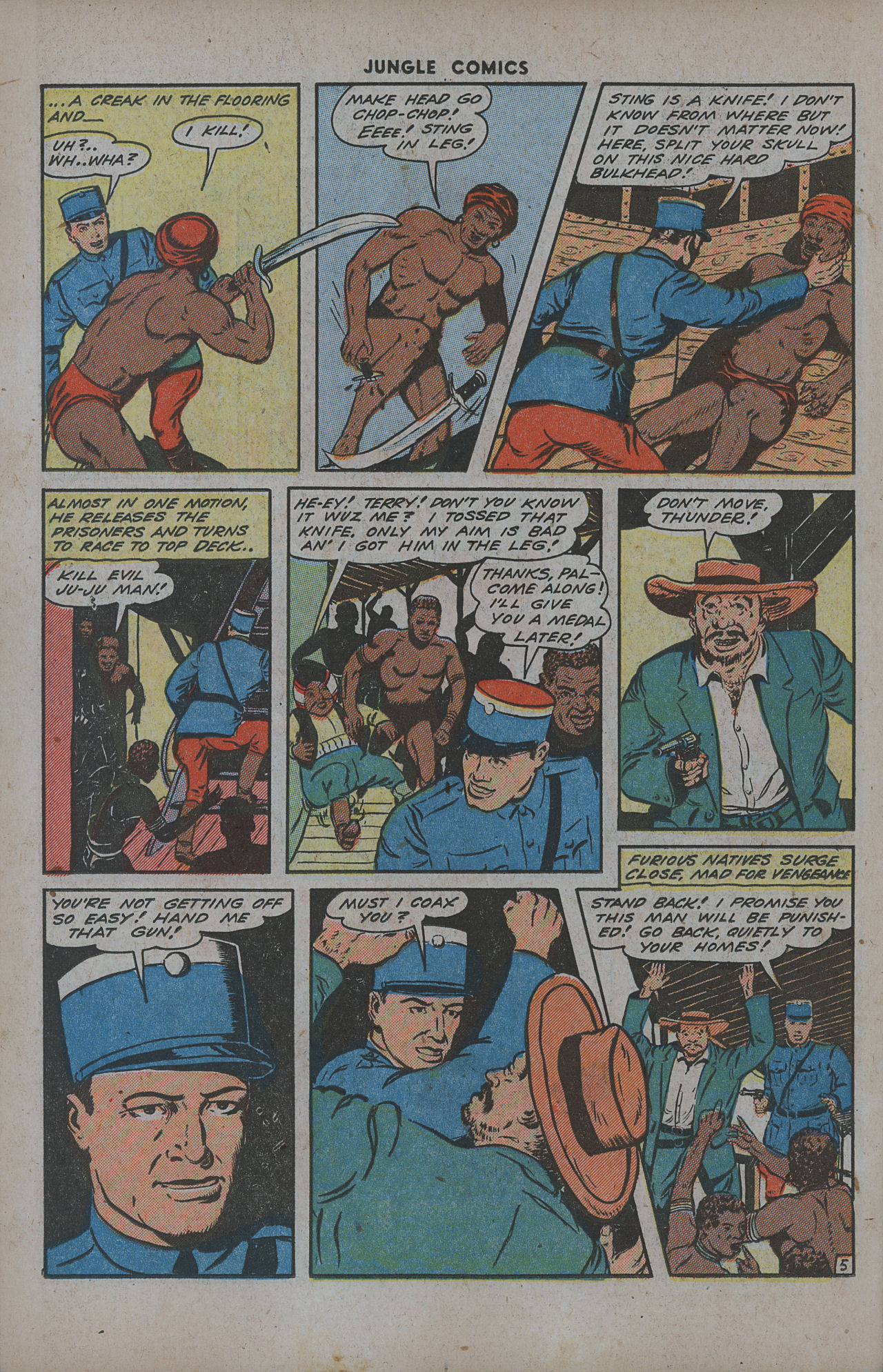 Read online Jungle Comics comic -  Issue #56 - 38