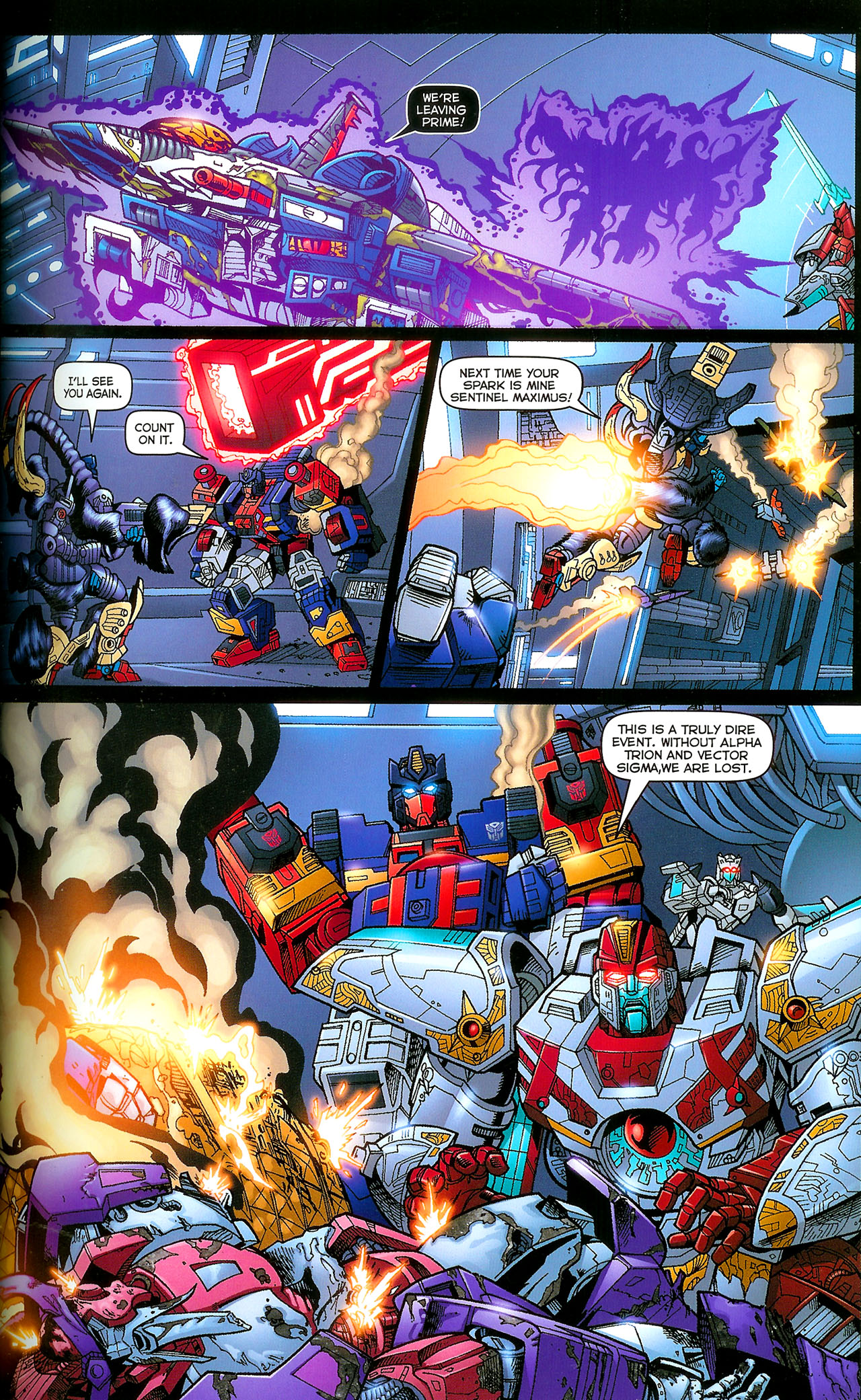 Read online Transformers: Cybertron: Balancing Act comic -  Issue # TPB - 16