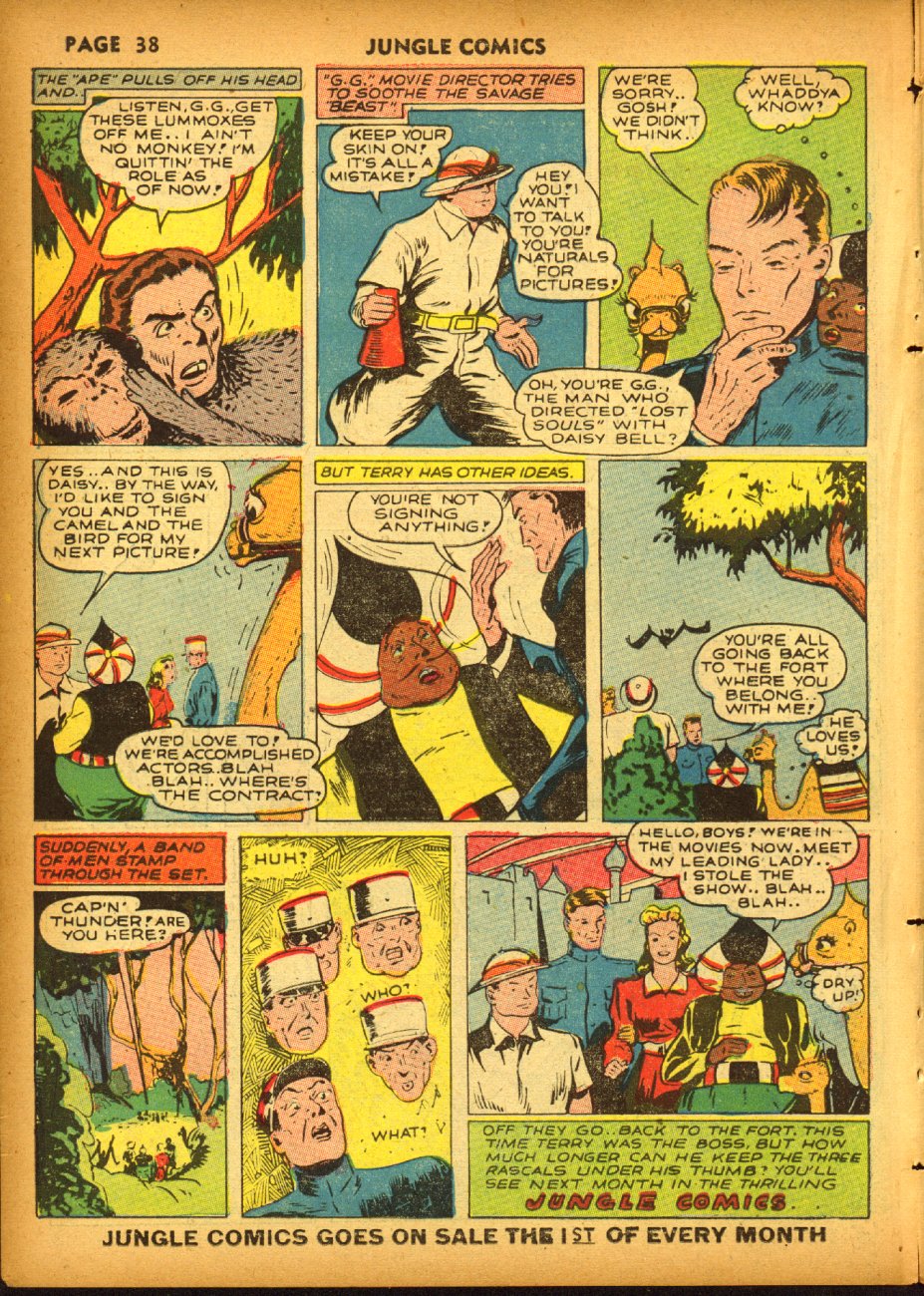 Read online Jungle Comics comic -  Issue #20 - 40