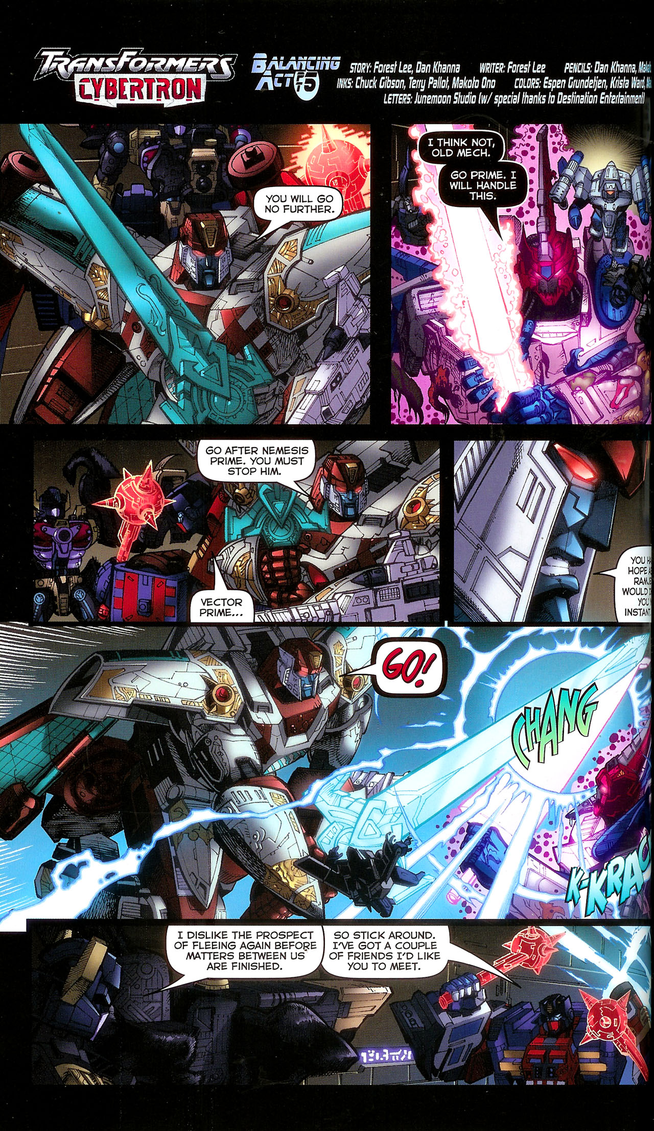 Read online Transformers: Cybertron: Balancing Act comic -  Issue # TPB - 35