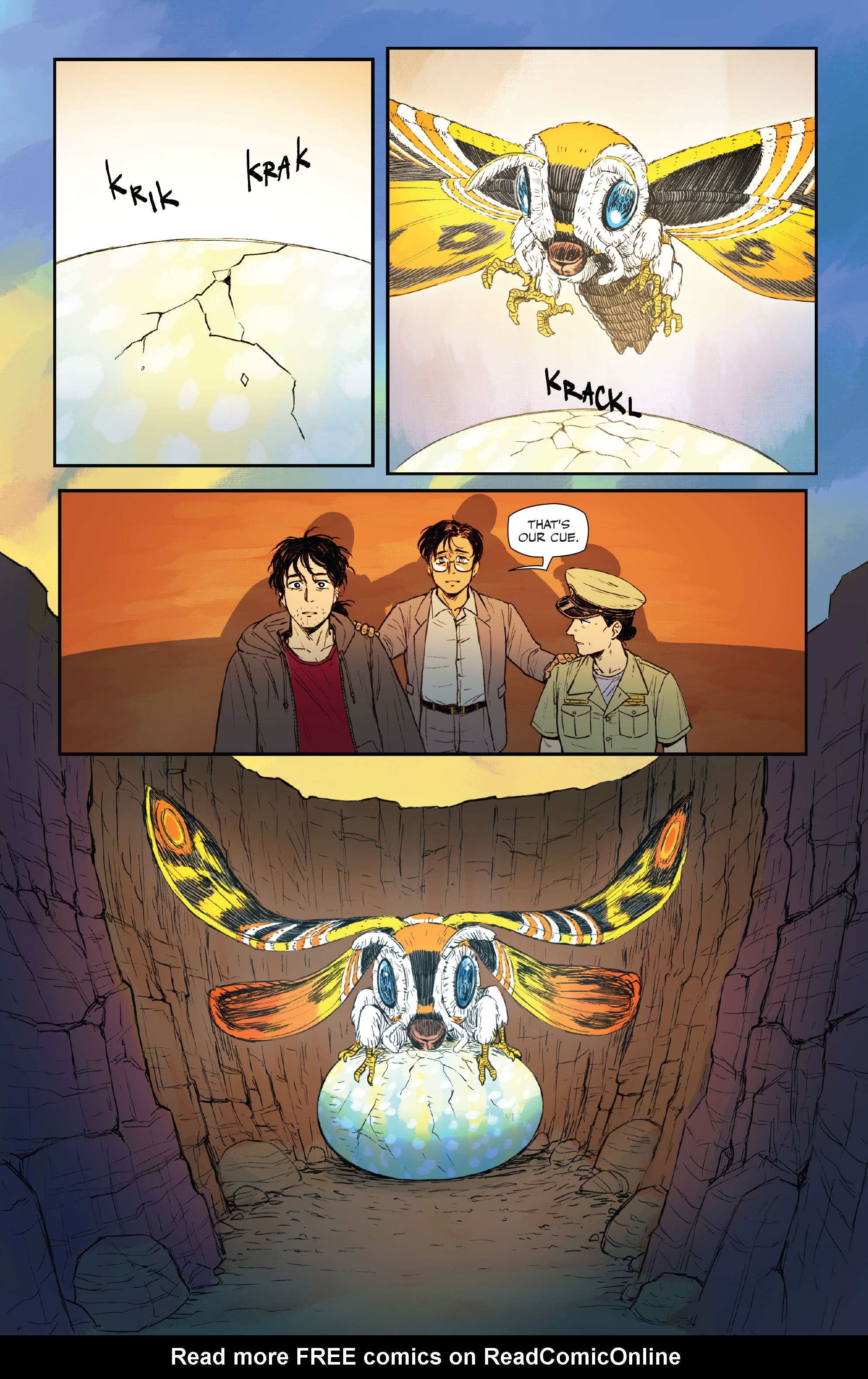 Read online Godzilla Rivals: Mothra Vs. Titanosaurus comic -  Issue # Full - 40