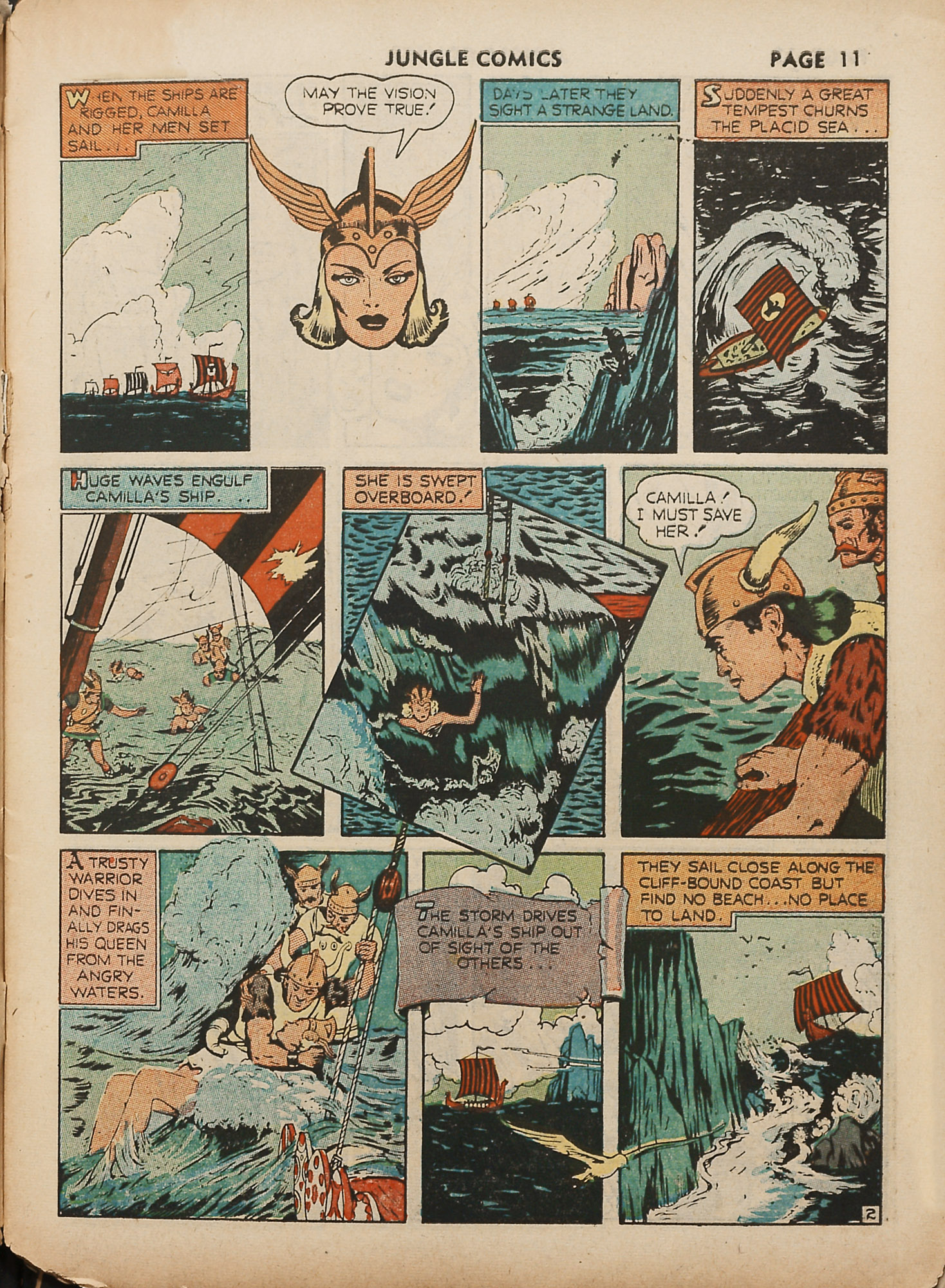 Read online Jungle Comics comic -  Issue #18 - 13