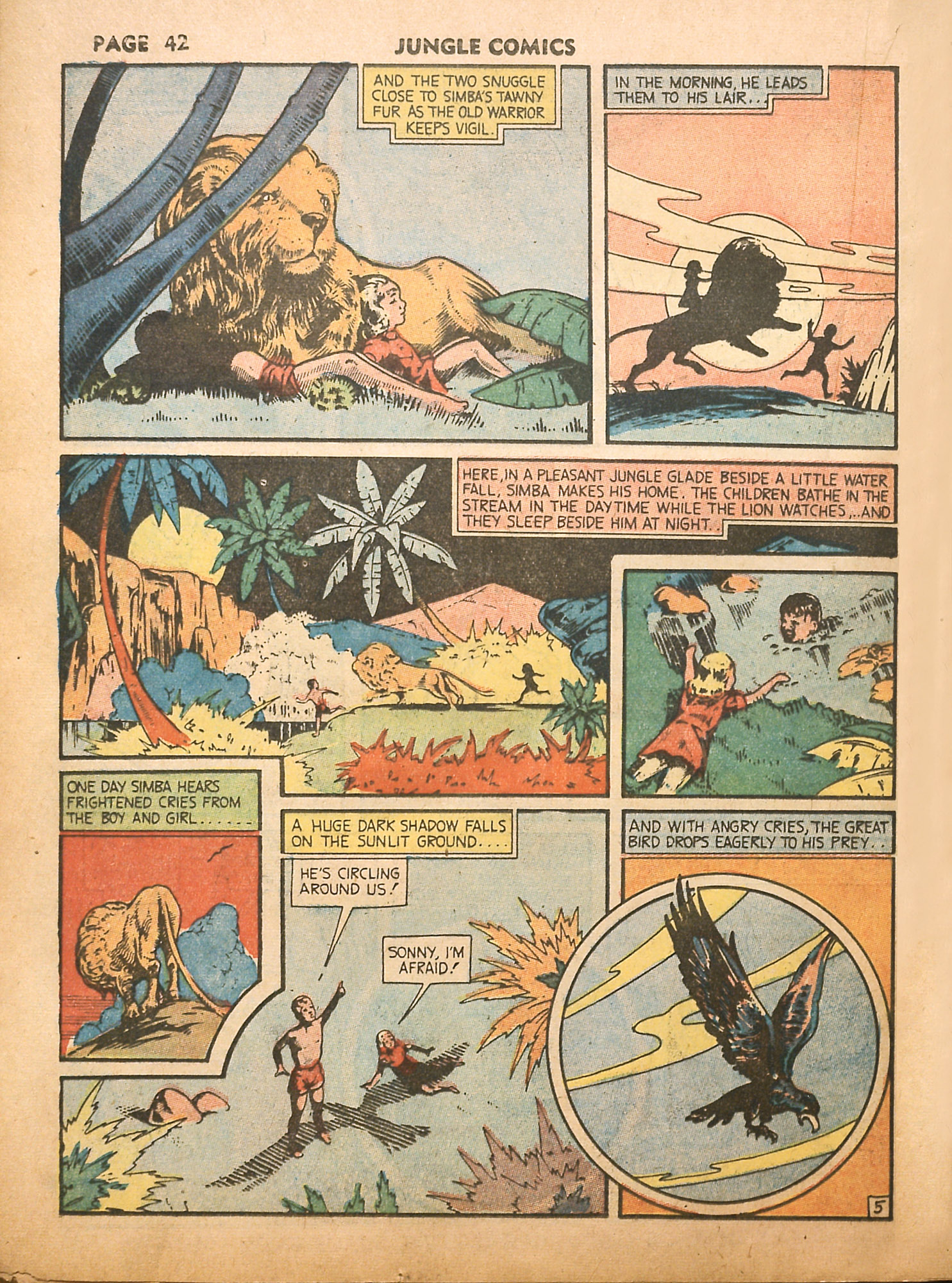 Read online Jungle Comics comic -  Issue #16 - 44