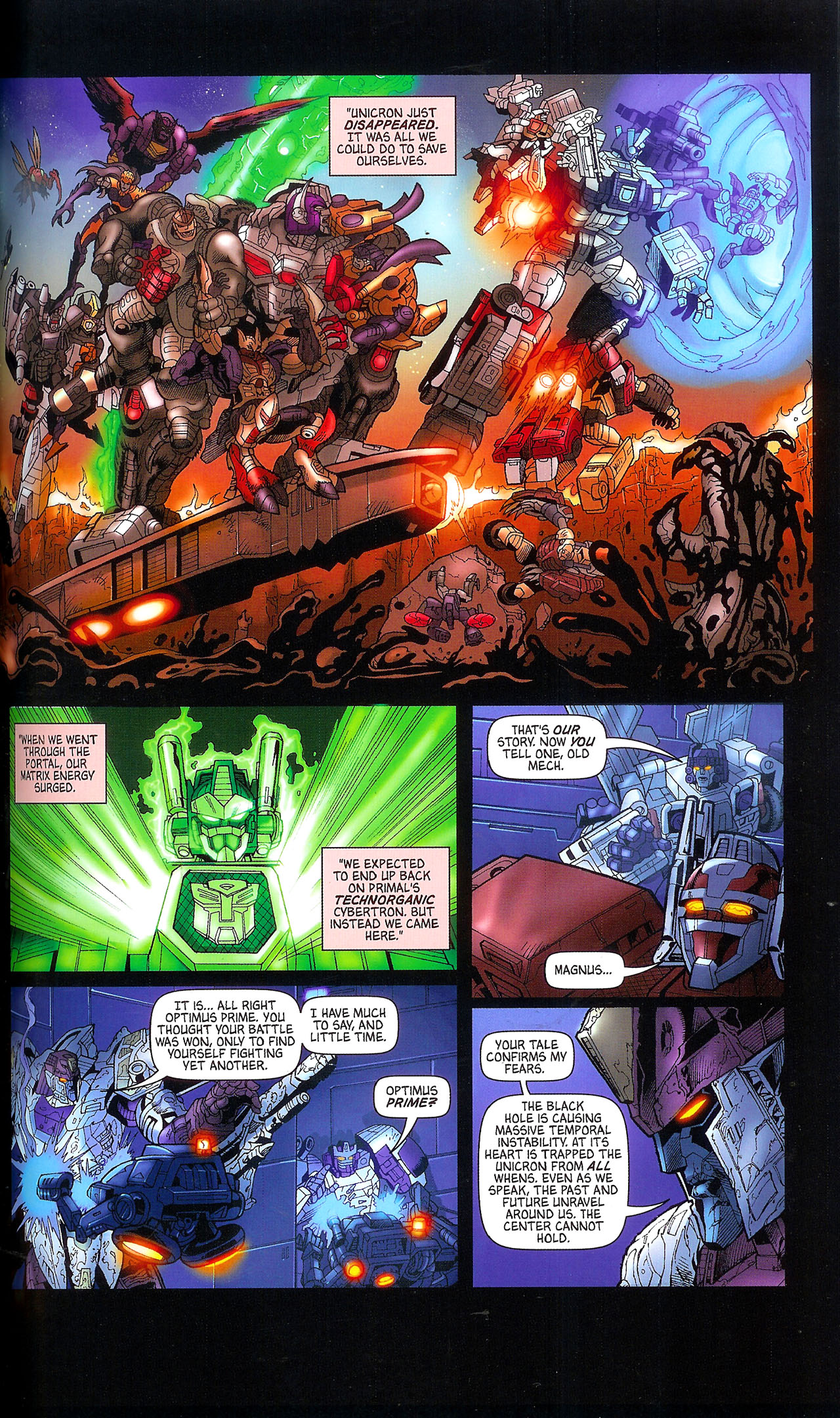 Read online Transformers: Cybertron: Balancing Act comic -  Issue # TPB - 50