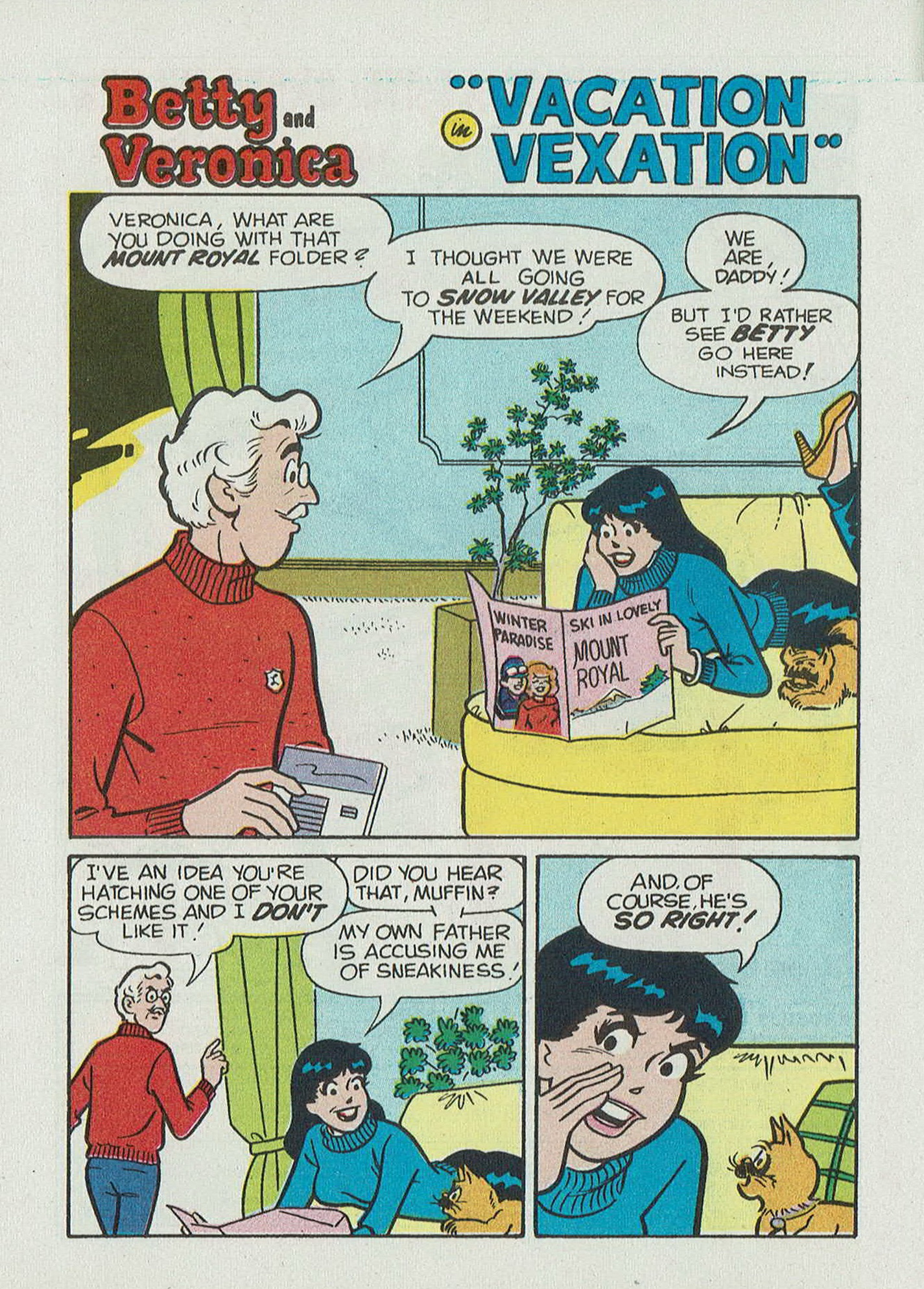 Read online Betty and Veronica Digest Magazine comic -  Issue #59 - 60