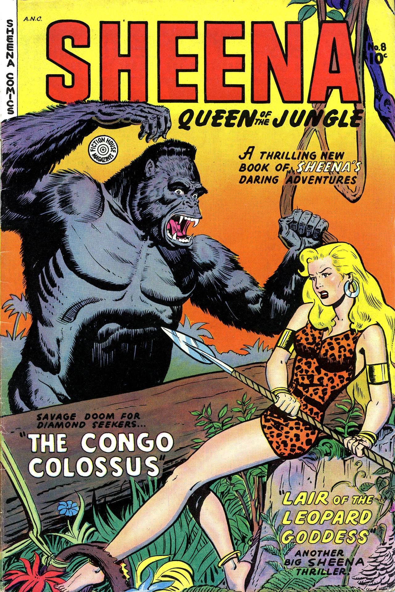 Read online Sheena, Queen of the Jungle (1942) comic -  Issue #8 - 1