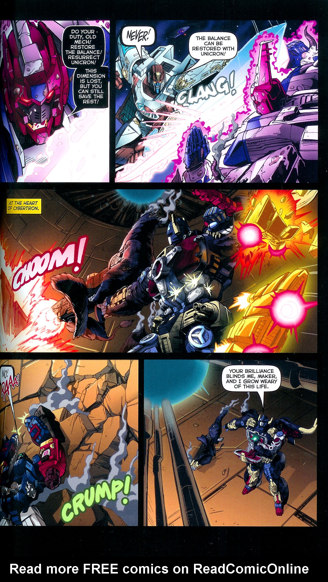 Read online Transformers: Cybertron: Balancing Act comic -  Issue # TPB - 40