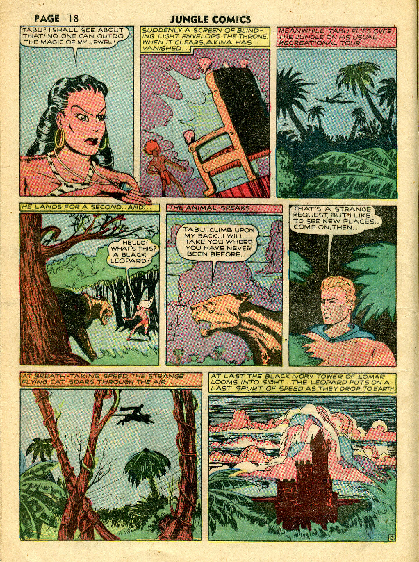 Read online Jungle Comics comic -  Issue #15 - 21
