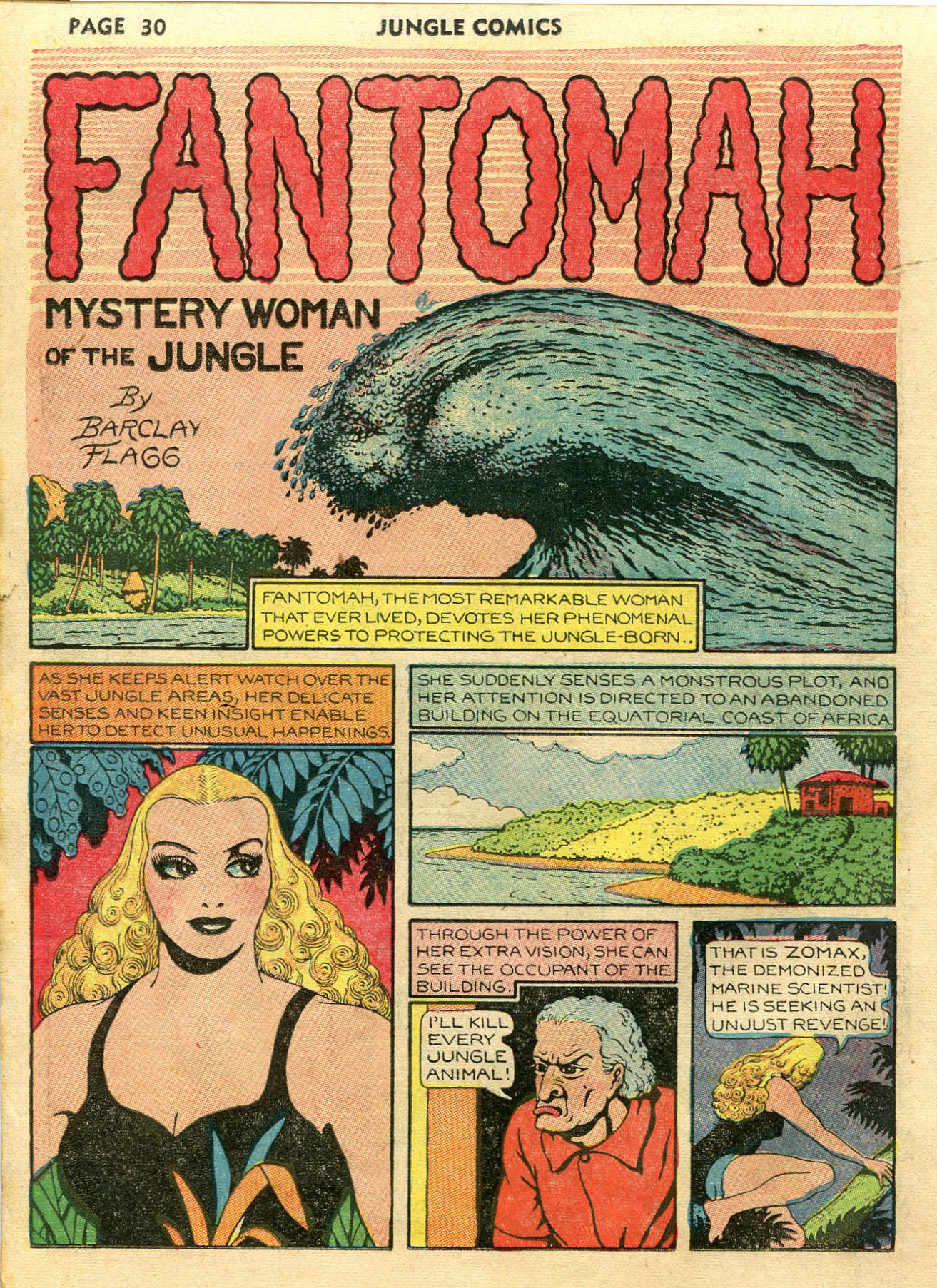 Read online Jungle Comics comic -  Issue #14 - 32
