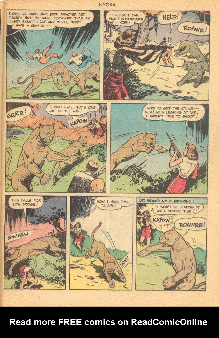 Read online Nyoka the Jungle Girl (1945) comic -  Issue #34 - 37
