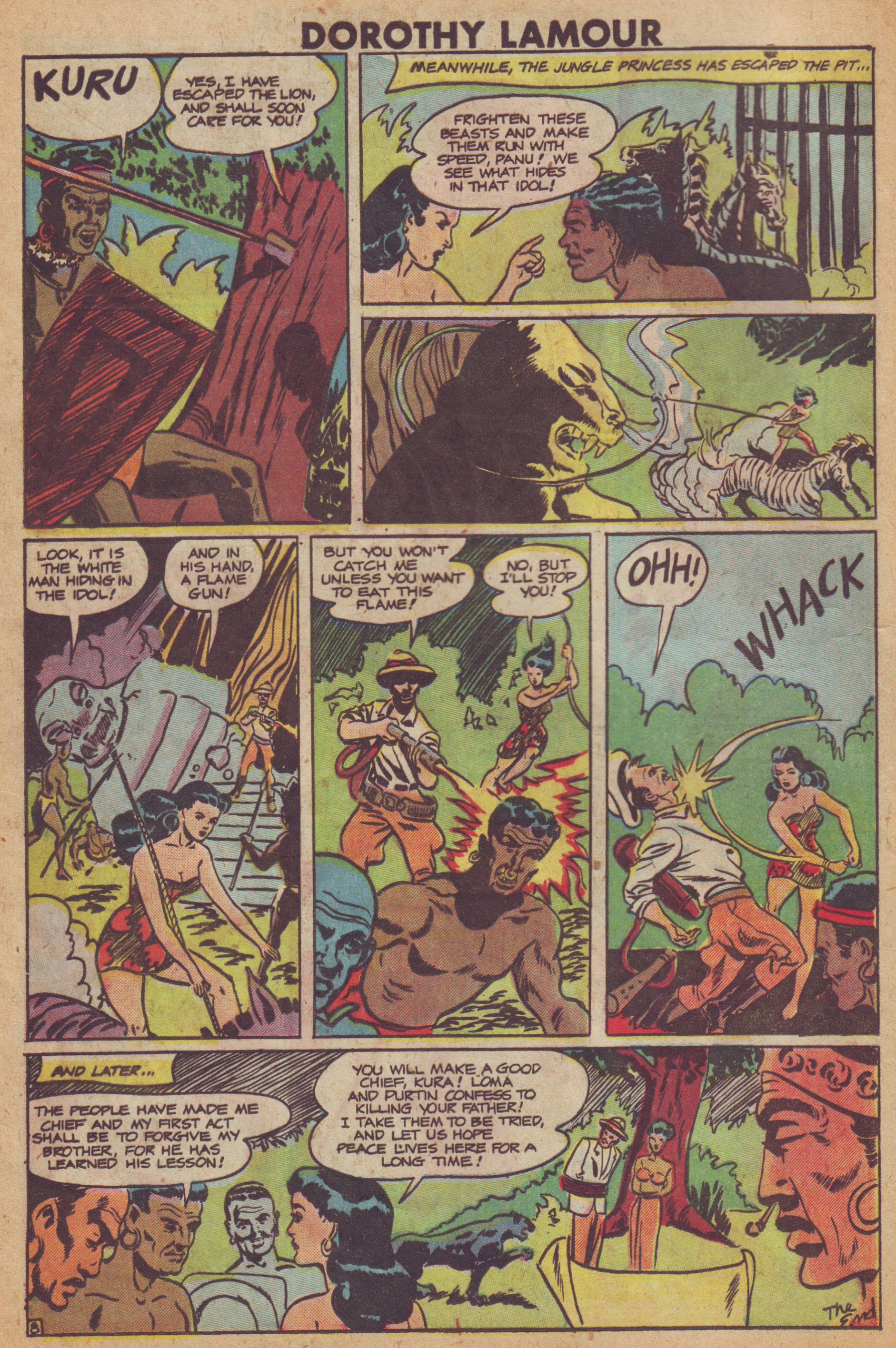 Read online Dorothy Lamour Jungle Princess comic -  Issue #3 - 20