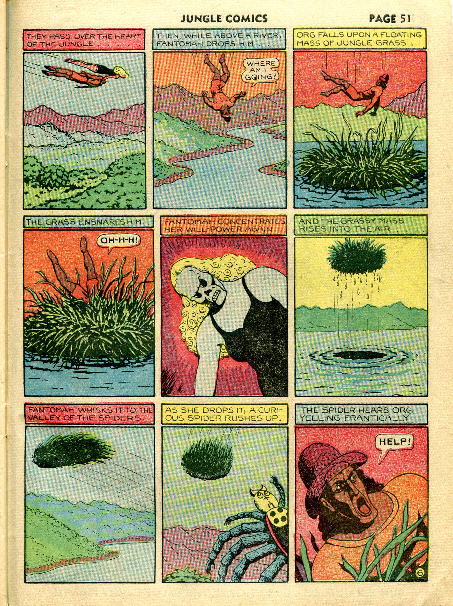 Read online Jungle Comics comic -  Issue #15 - 54