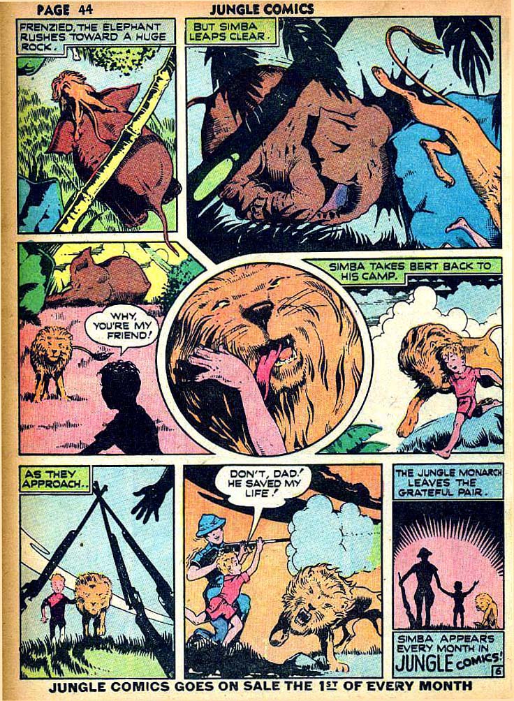 Read online Jungle Comics comic -  Issue #21 - 46