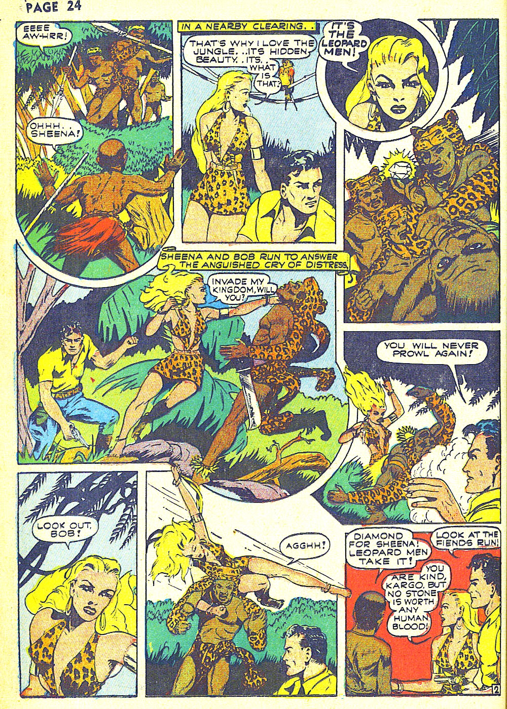 Read online Sheena, Queen of the Jungle (1942) comic -  Issue #2 - 26
