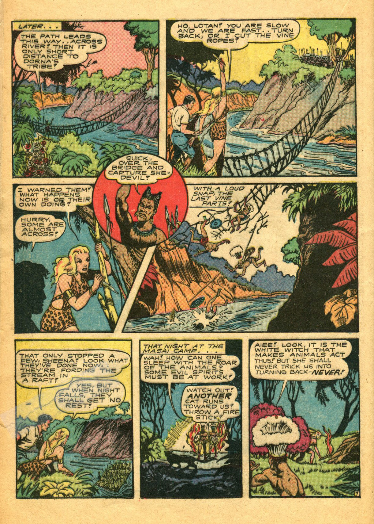 Read online Sheena, Queen of the Jungle (1942) comic -  Issue #5 - 20