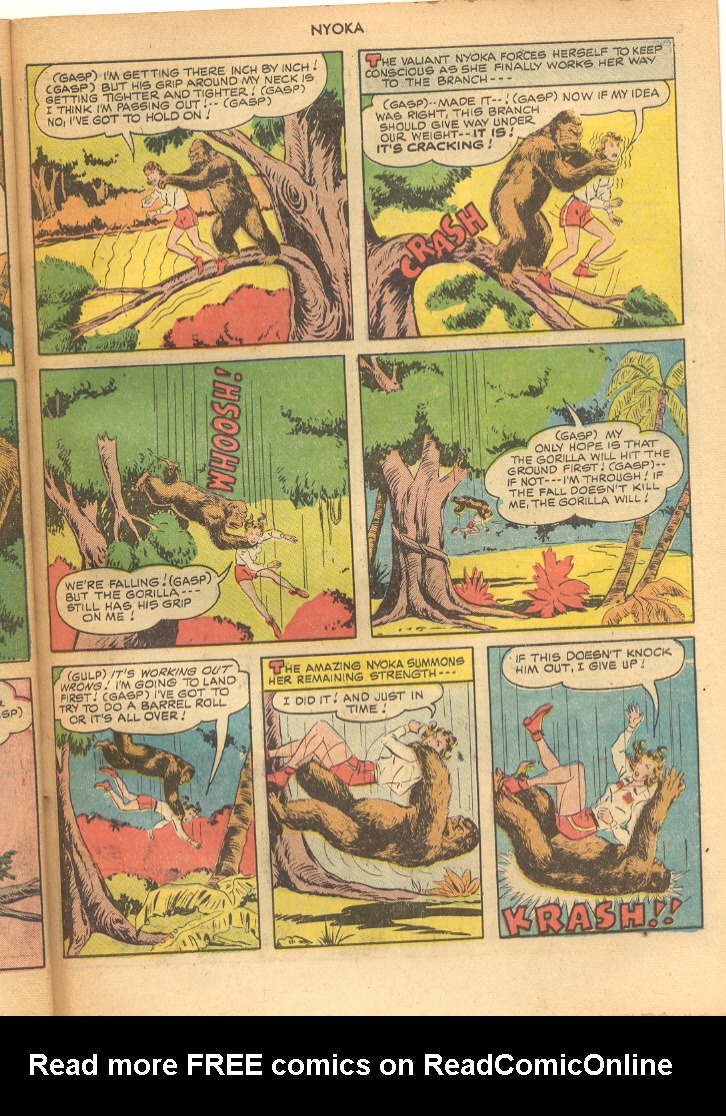 Read online Nyoka the Jungle Girl (1945) comic -  Issue #46 - 47
