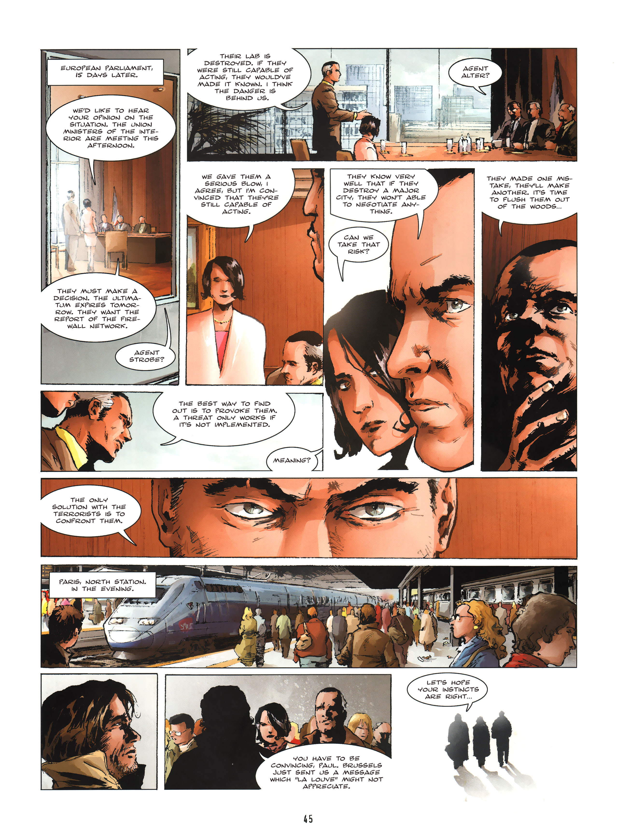 Read online Firewall comic -  Issue #1 - 46