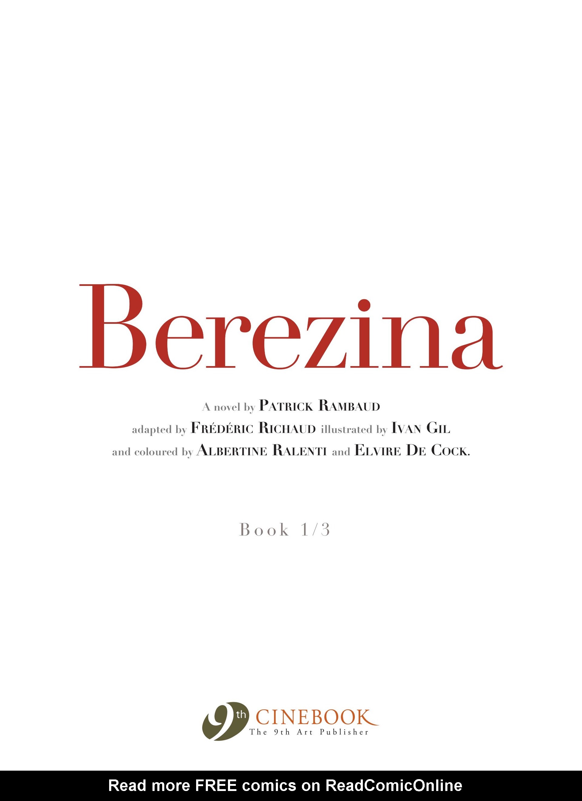 Read online Berezina comic -  Issue # _Edition 1 - 3
