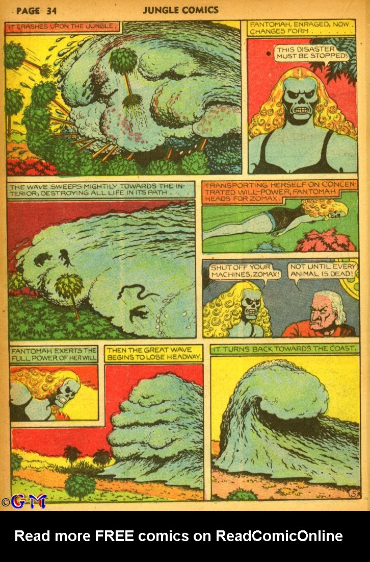 Read online Jungle Comics comic -  Issue #14 - 36