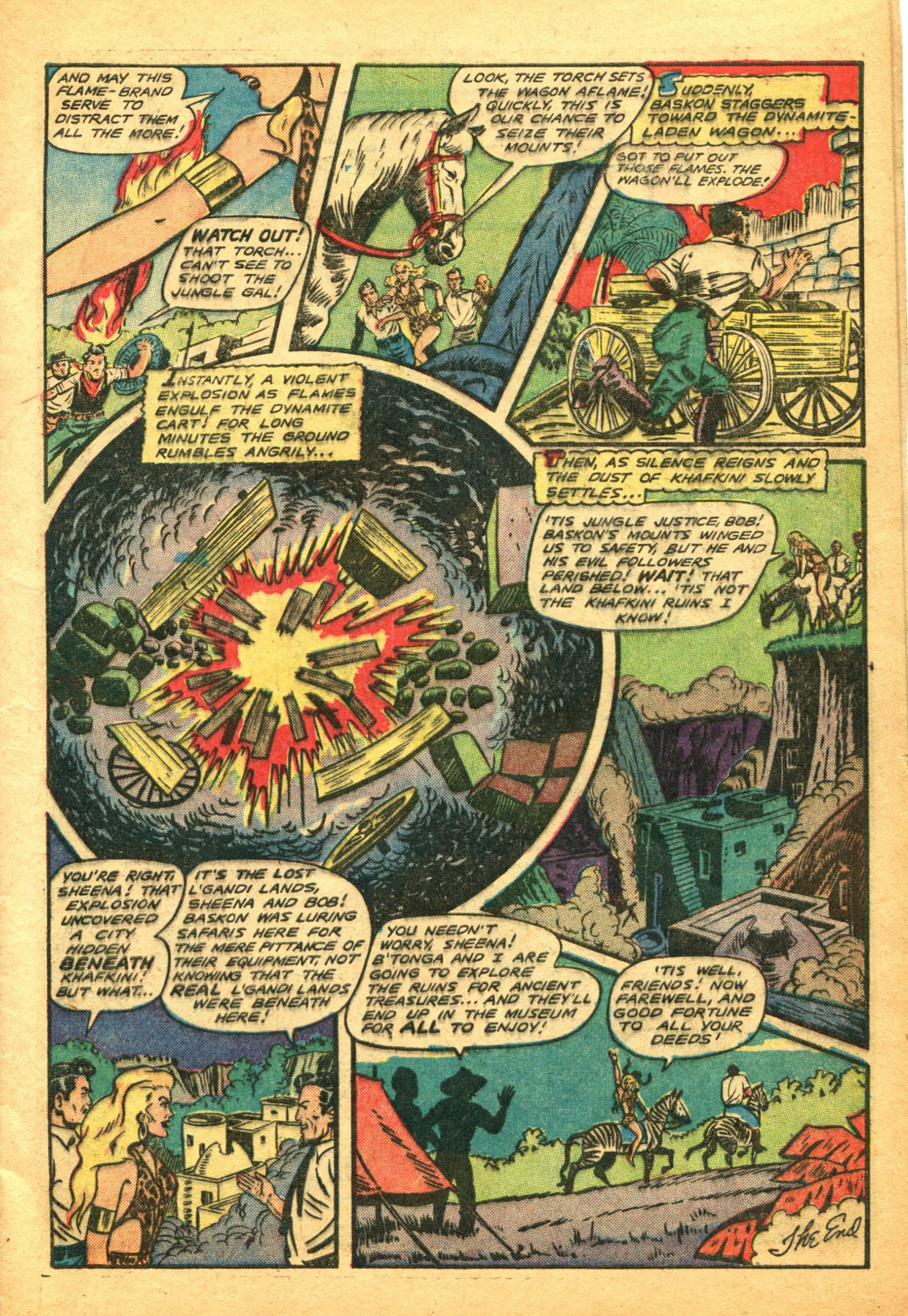 Read online Sheena, Queen of the Jungle (1942) comic -  Issue #5 - 13