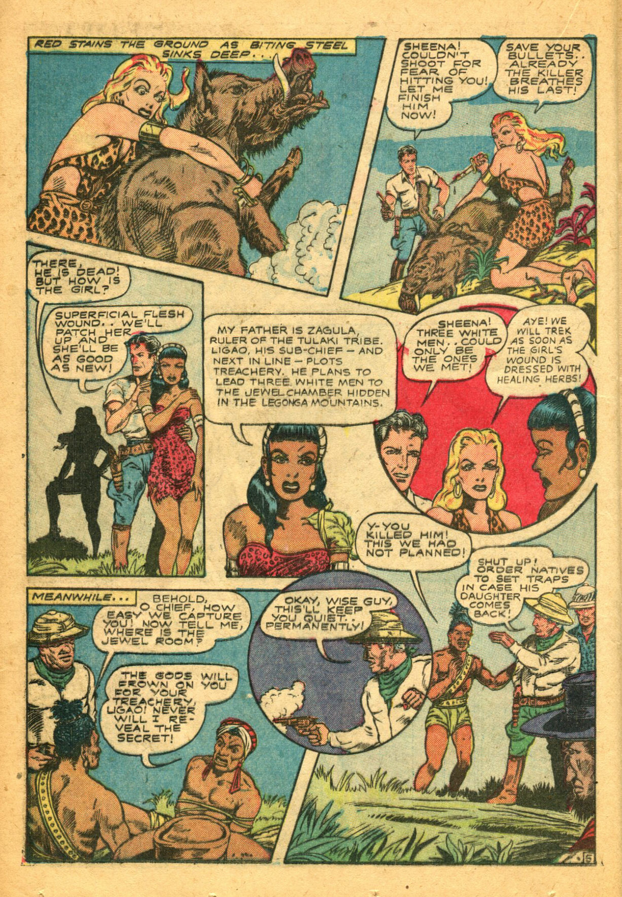 Read online Sheena, Queen of the Jungle (1942) comic -  Issue #5 - 30
