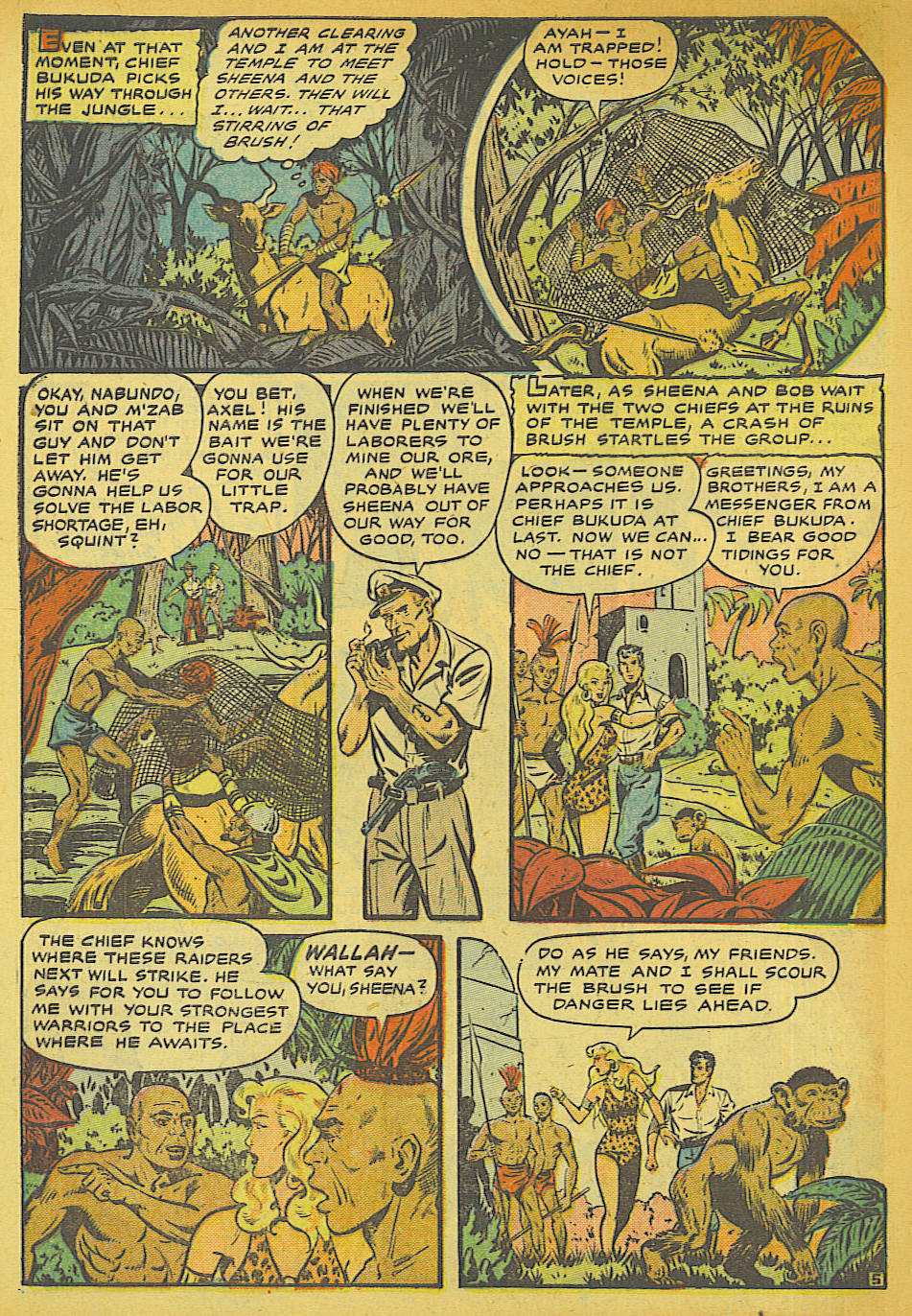 Read online Sheena, Queen of the Jungle (1942) comic -  Issue #10 - 28