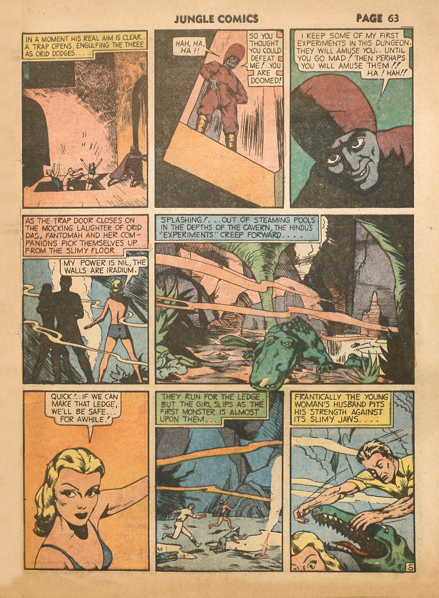 Read online Jungle Comics comic -  Issue #16 - 65