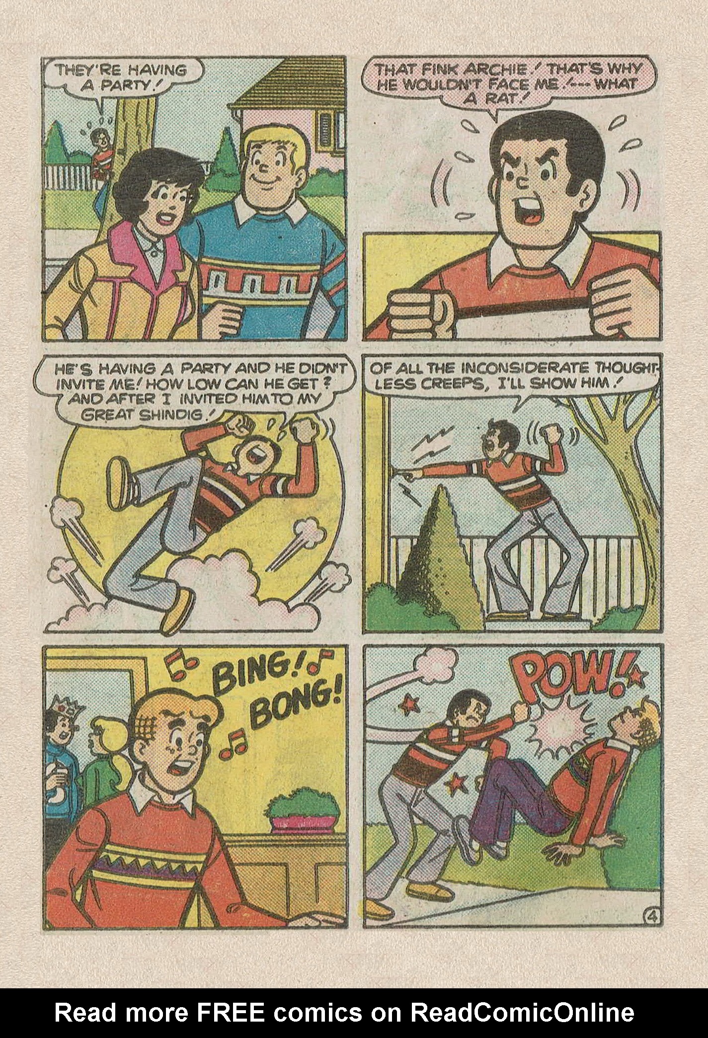 Read online Jughead Jones Comics Digest comic -  Issue #49 - 70