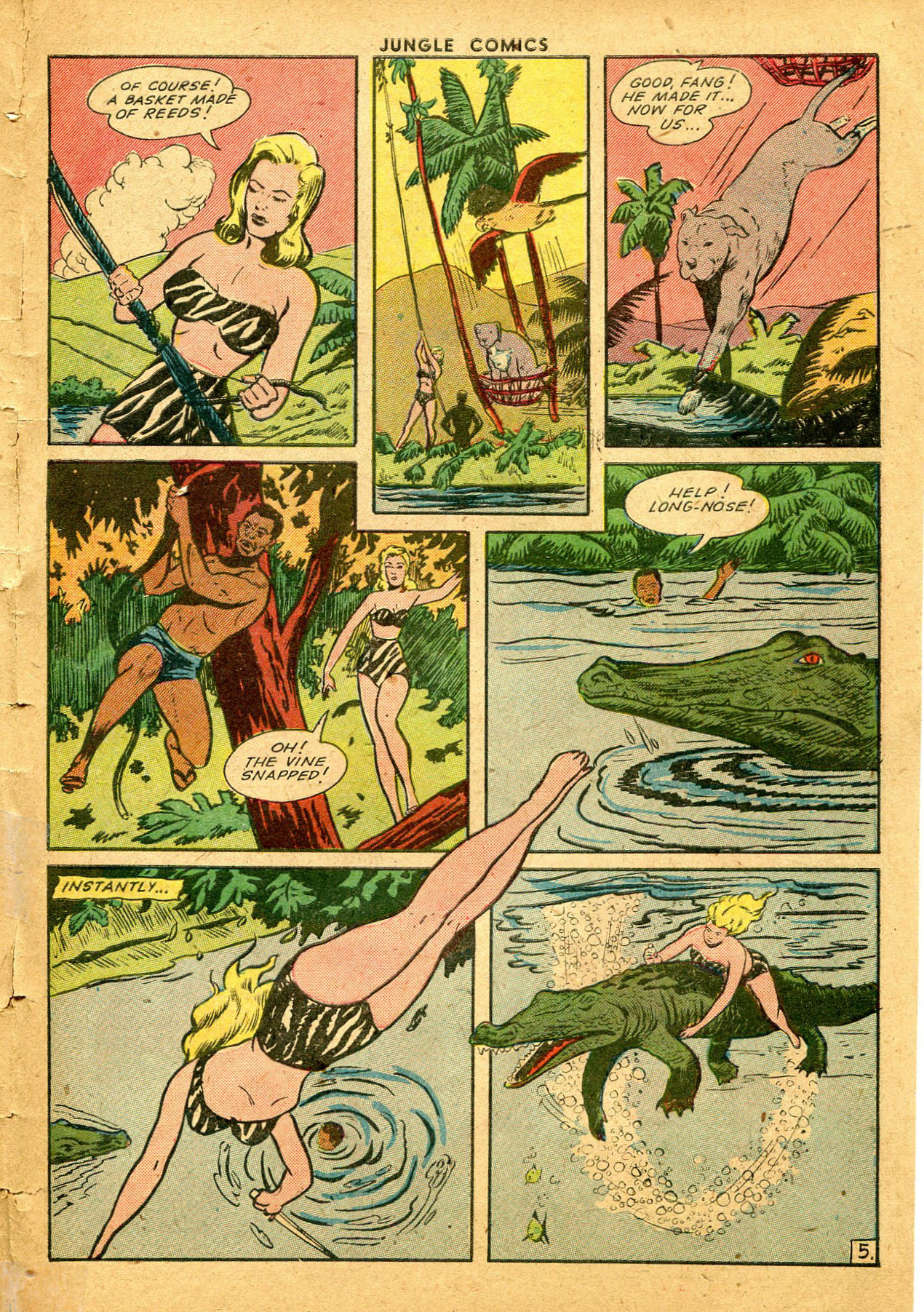 Read online Jungle Comics comic -  Issue #65 - 47