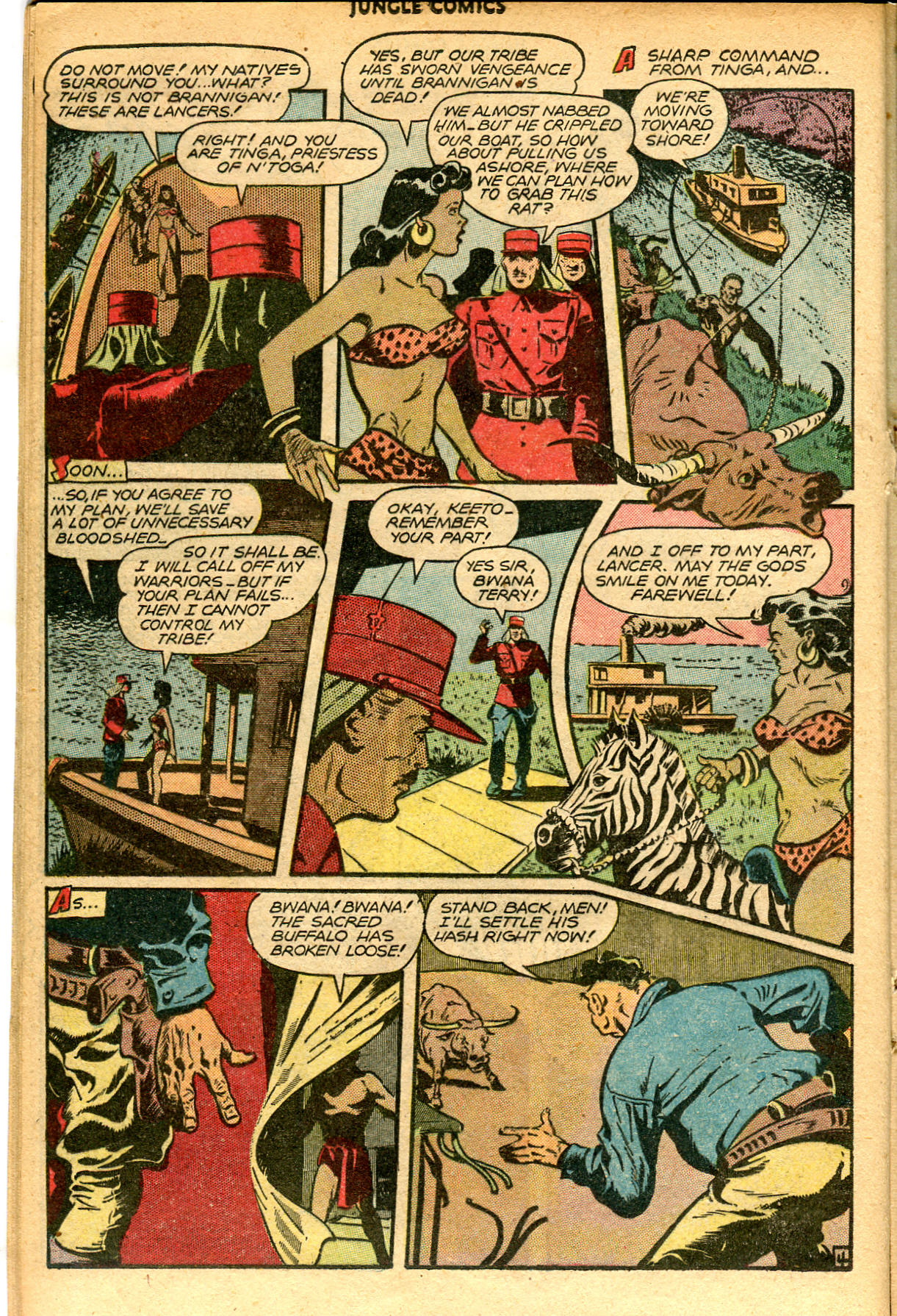 Read online Jungle Comics comic -  Issue #87 - 22