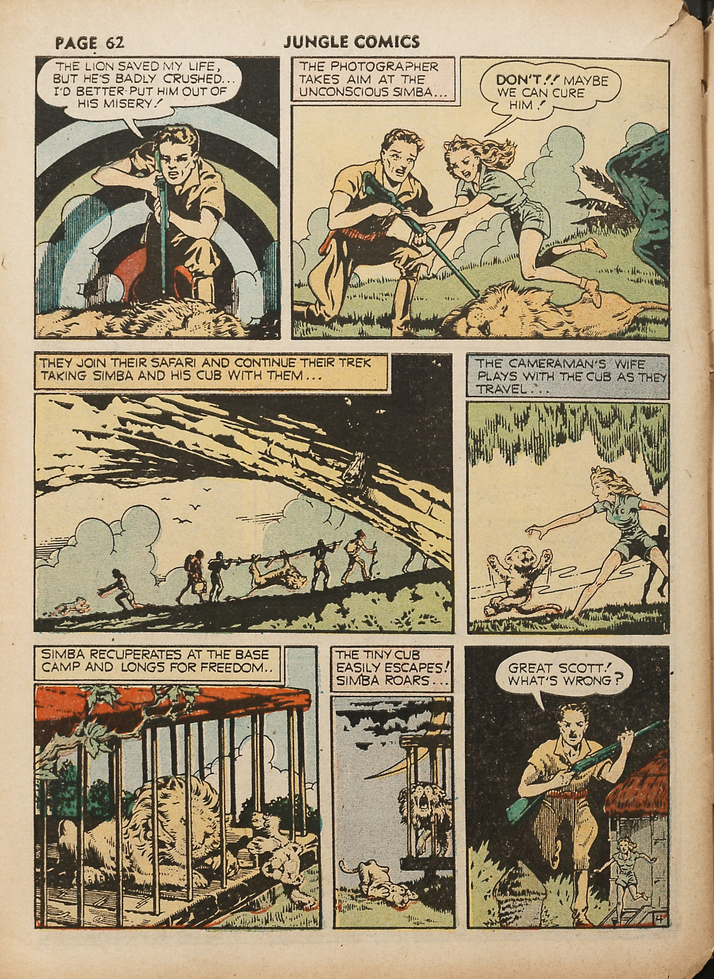 Read online Jungle Comics comic -  Issue #18 - 64