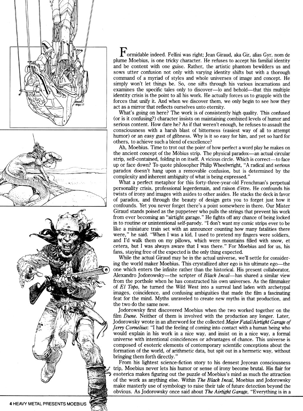 Read online Heavy Metal Presents Moebius comic -  Issue # Full - 5