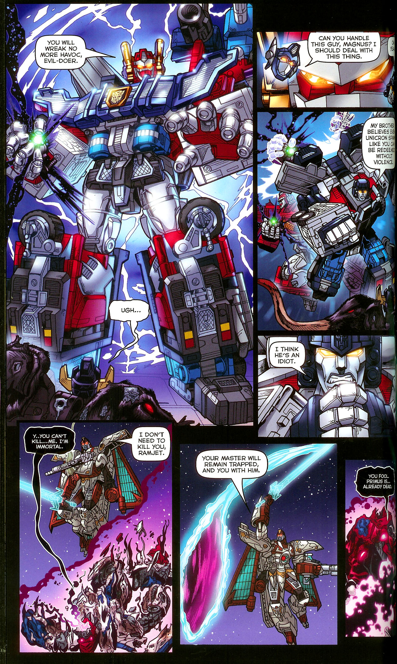 Read online Transformers: Cybertron: Balancing Act comic -  Issue # TPB - 45