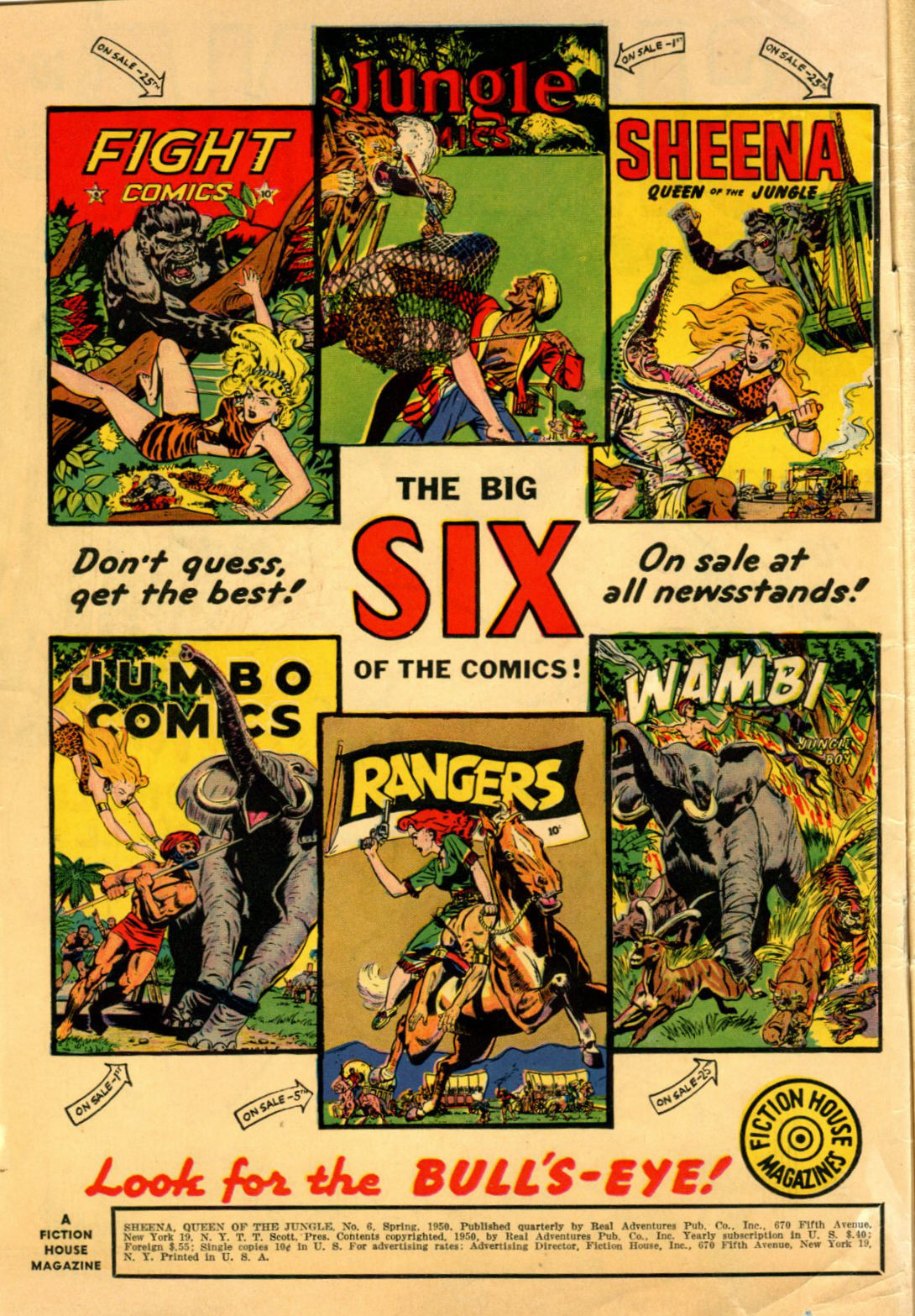 Read online Sheena, Queen of the Jungle (1942) comic -  Issue #6 - 2