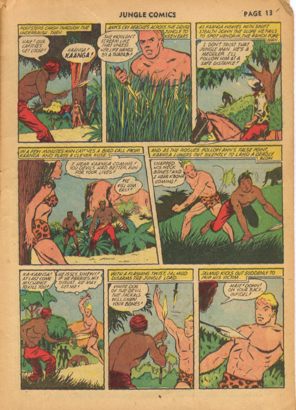 Read online Jungle Comics comic -  Issue #38 - 14